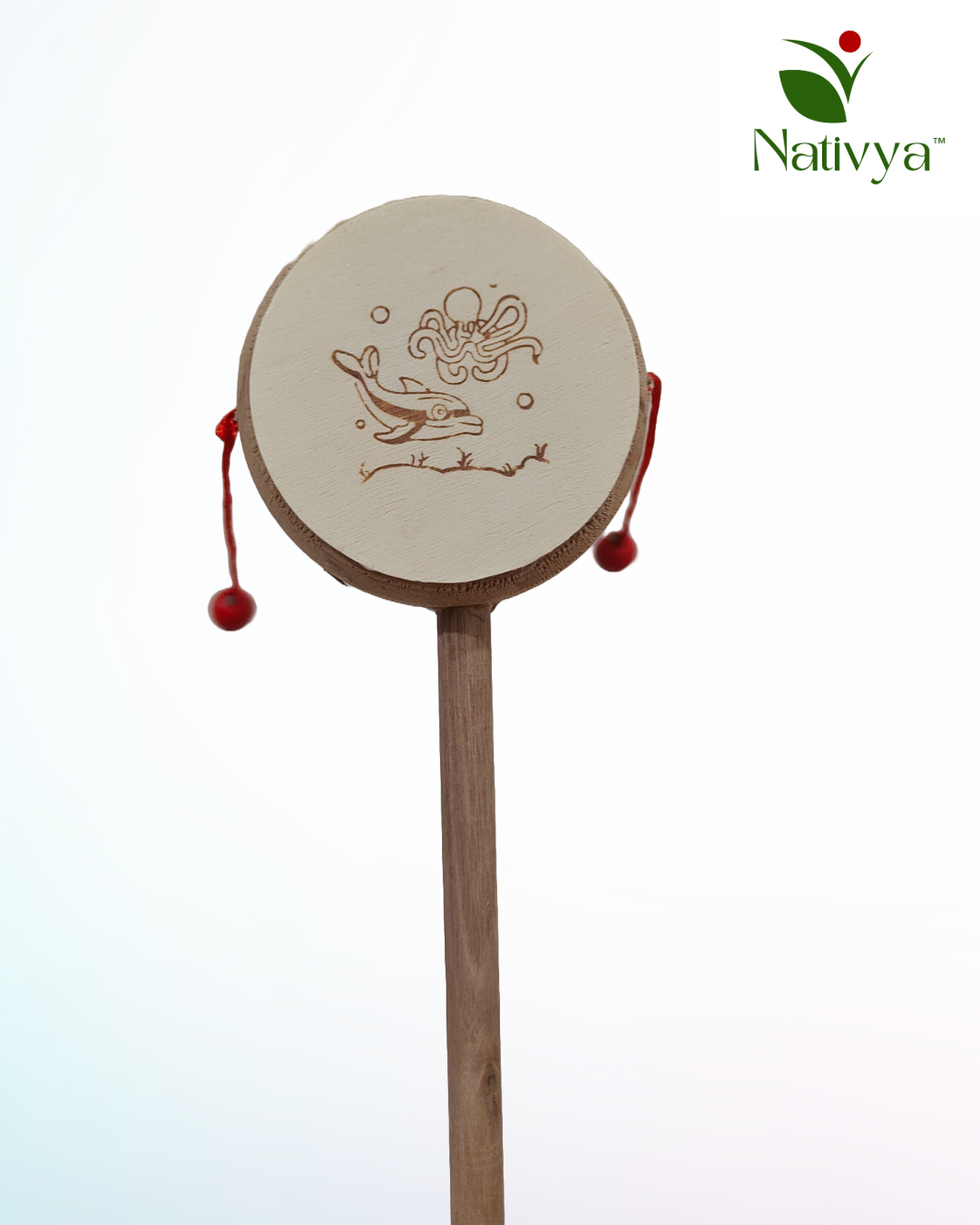 Handcrafted Wooden Drum