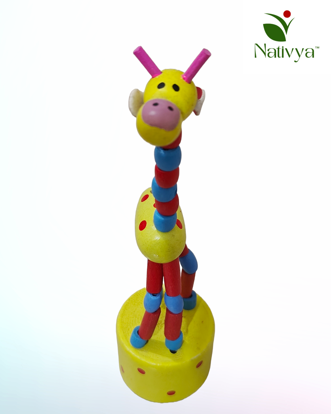 Wooden Giraffe Toy