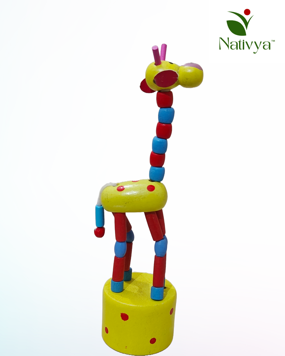 Wooden Giraffe Toy