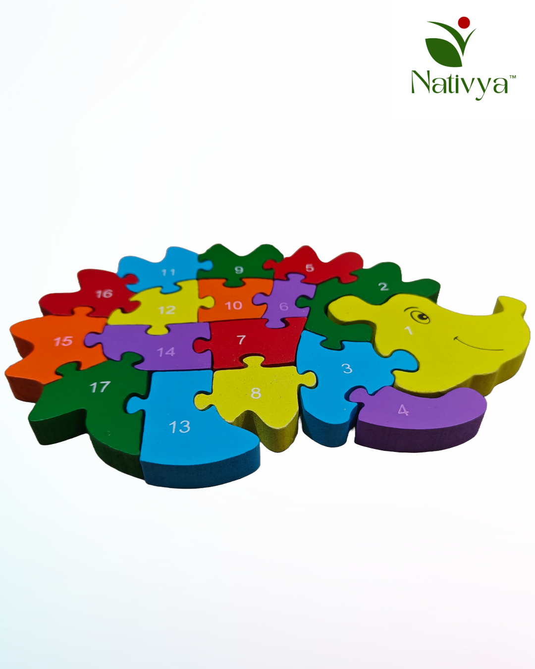 Colorful Rhino Puzzle