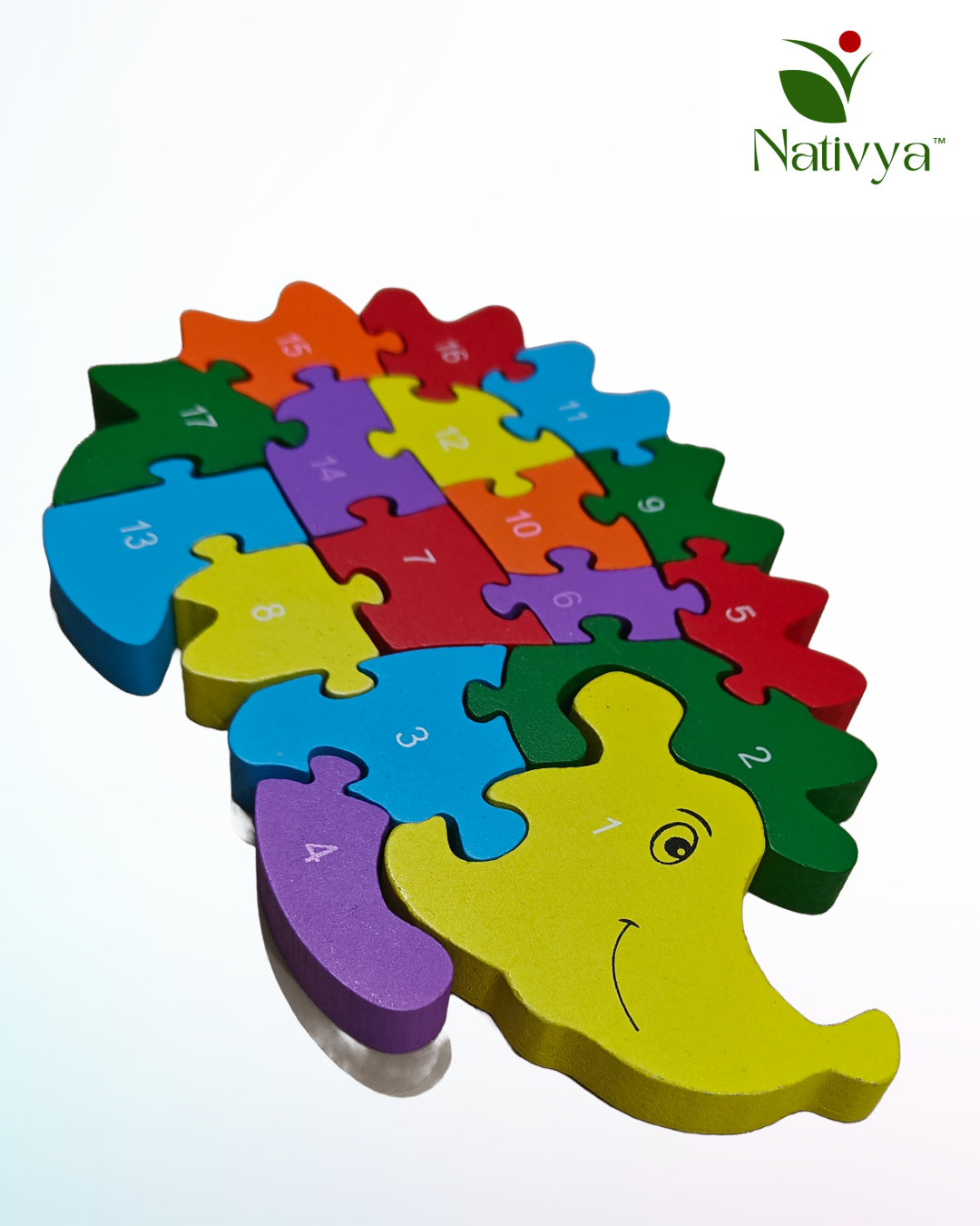 Colorful Rhino Puzzle