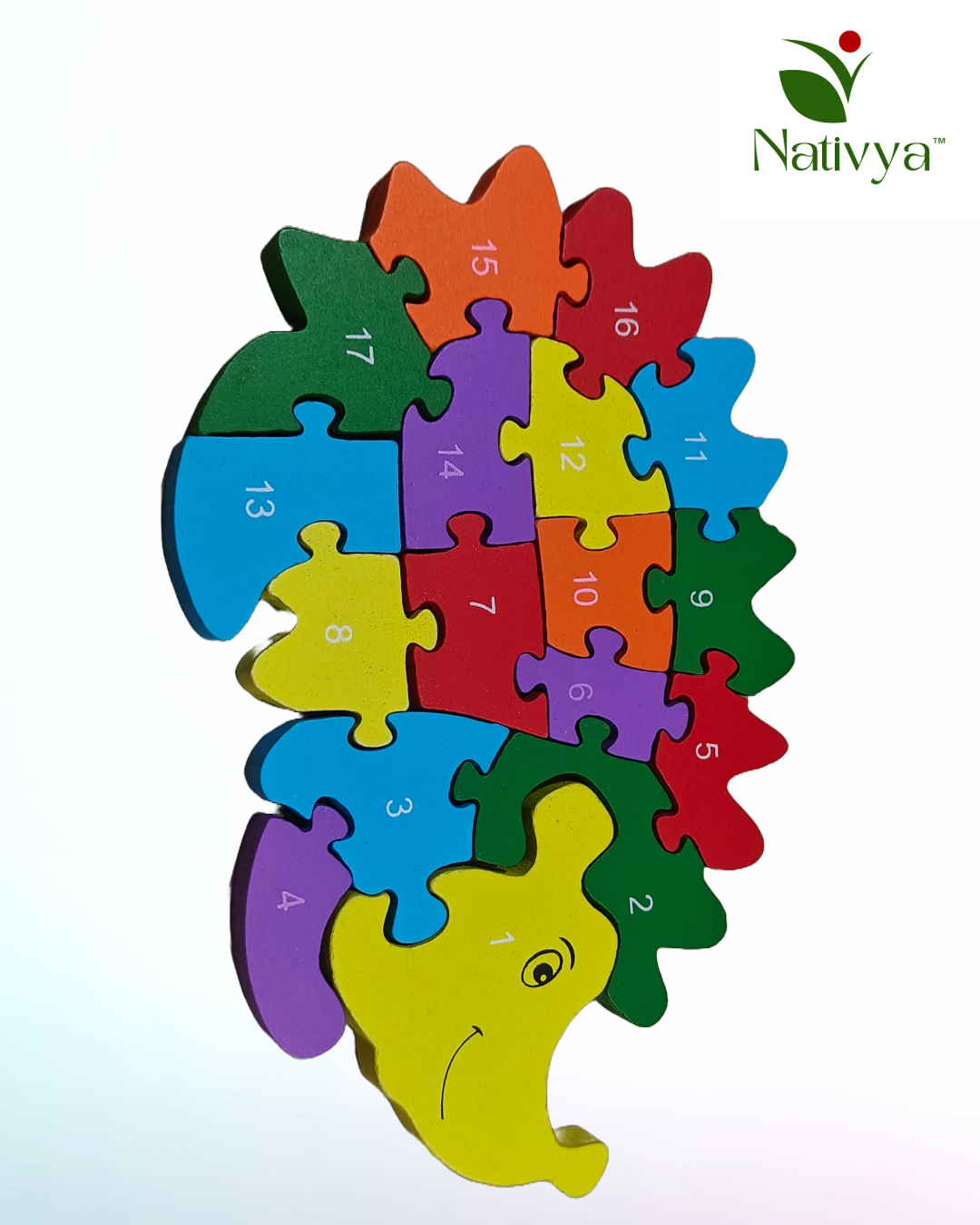 Colorful Rhino Puzzle