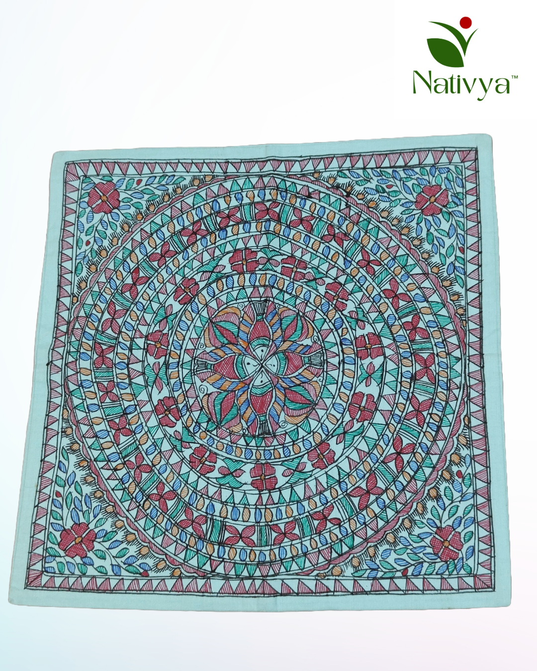 Painted Cushion Cover