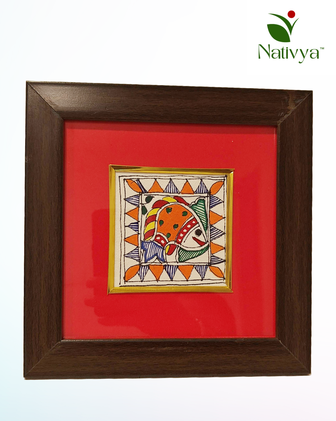 Handcrafted Fish Art Frame