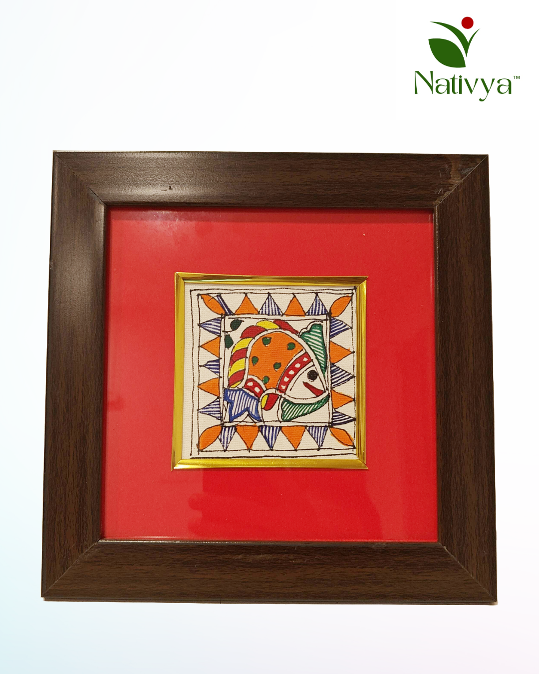 Handcrafted Fish Art Frame