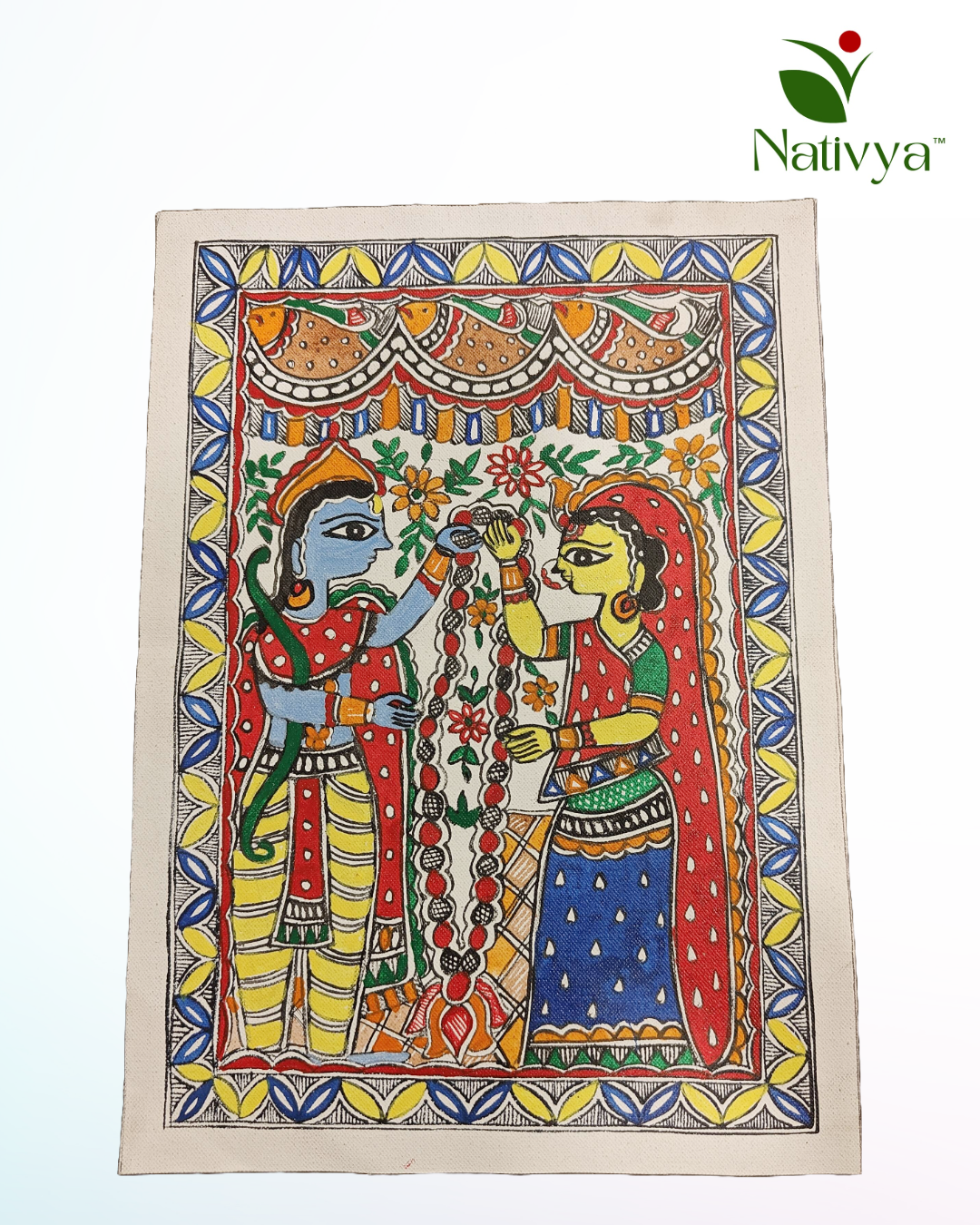 Handmade Madhubani Painting