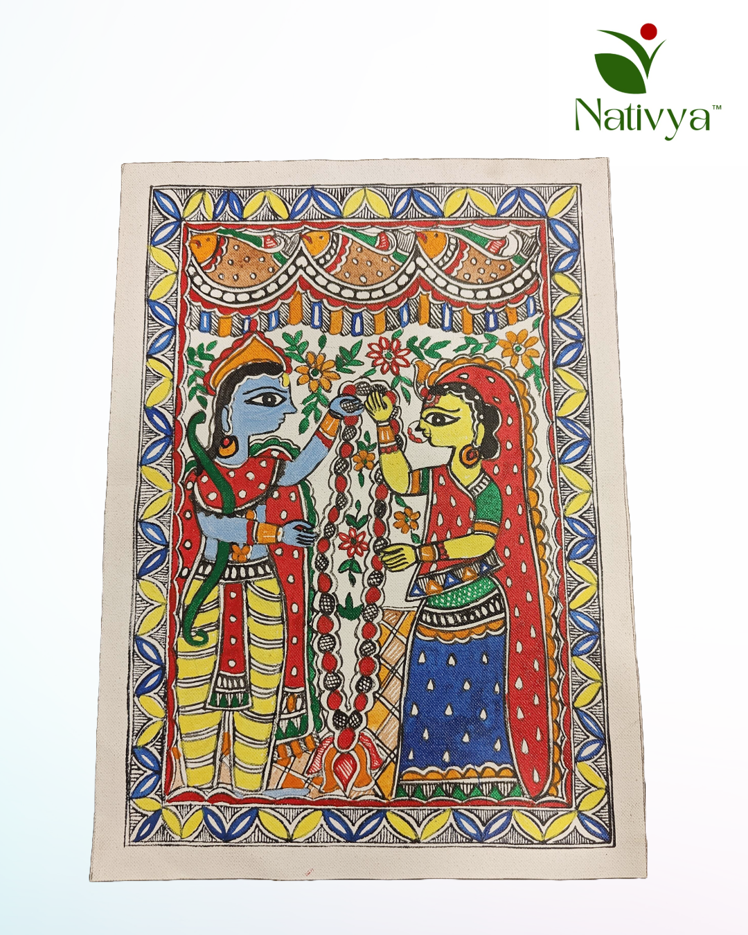 Handmade Madhubani Painting