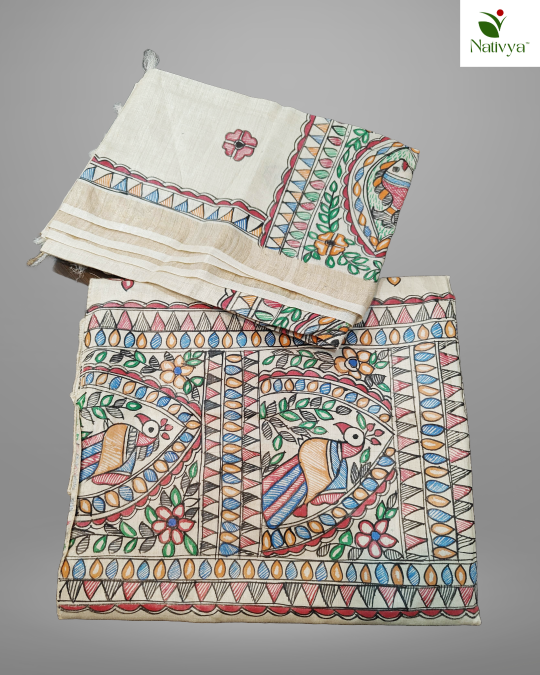 Tussar Silk Suit Piece