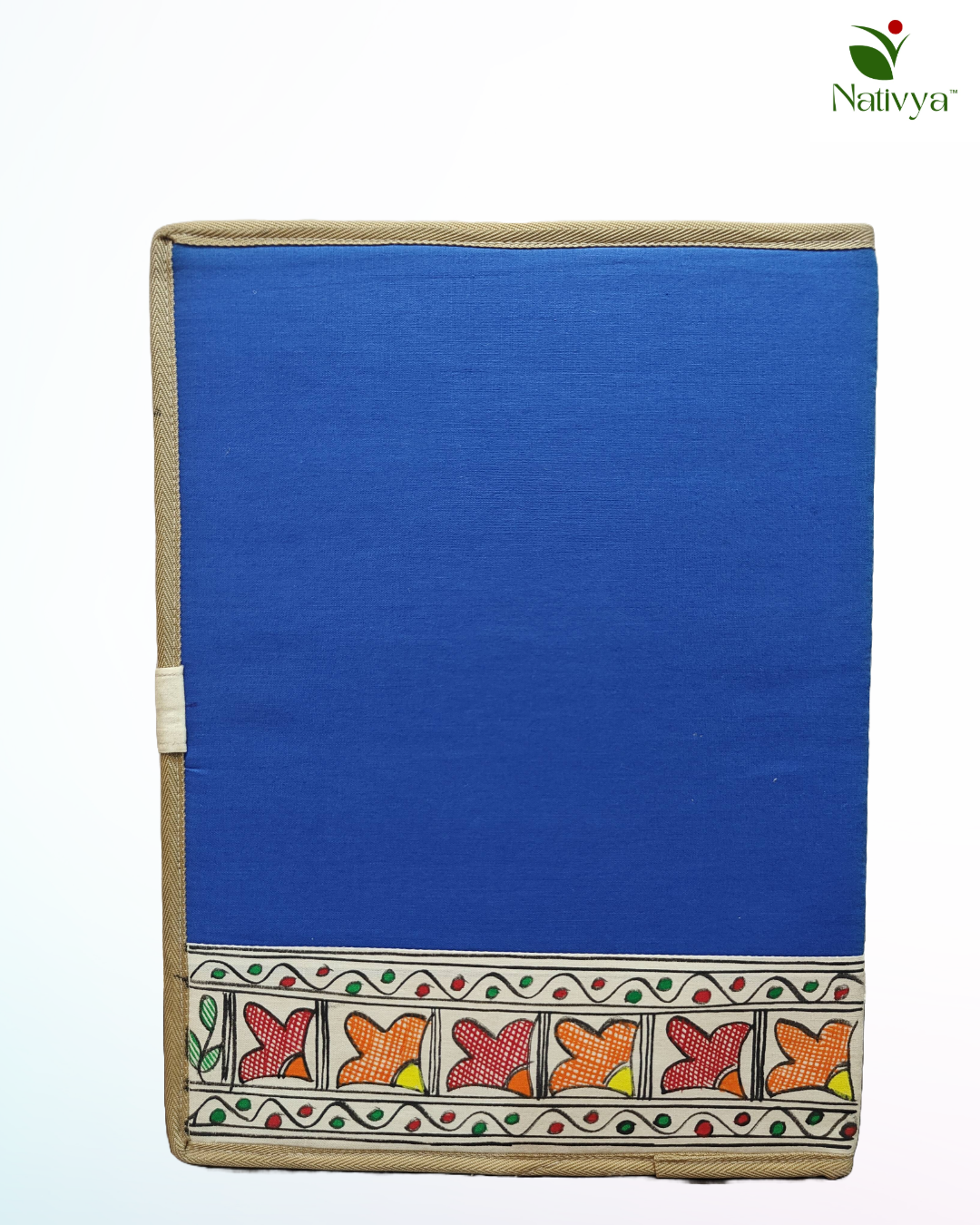Madhubani Hand-Painted Document Folder