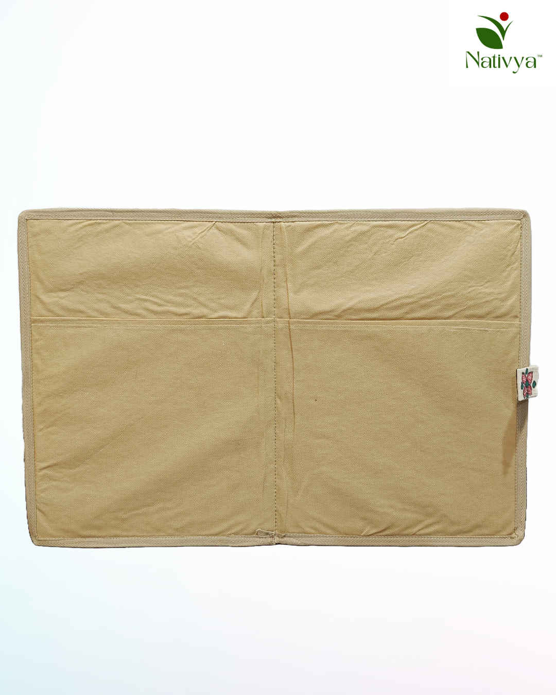 Eco-Conscious Jute Document Folder