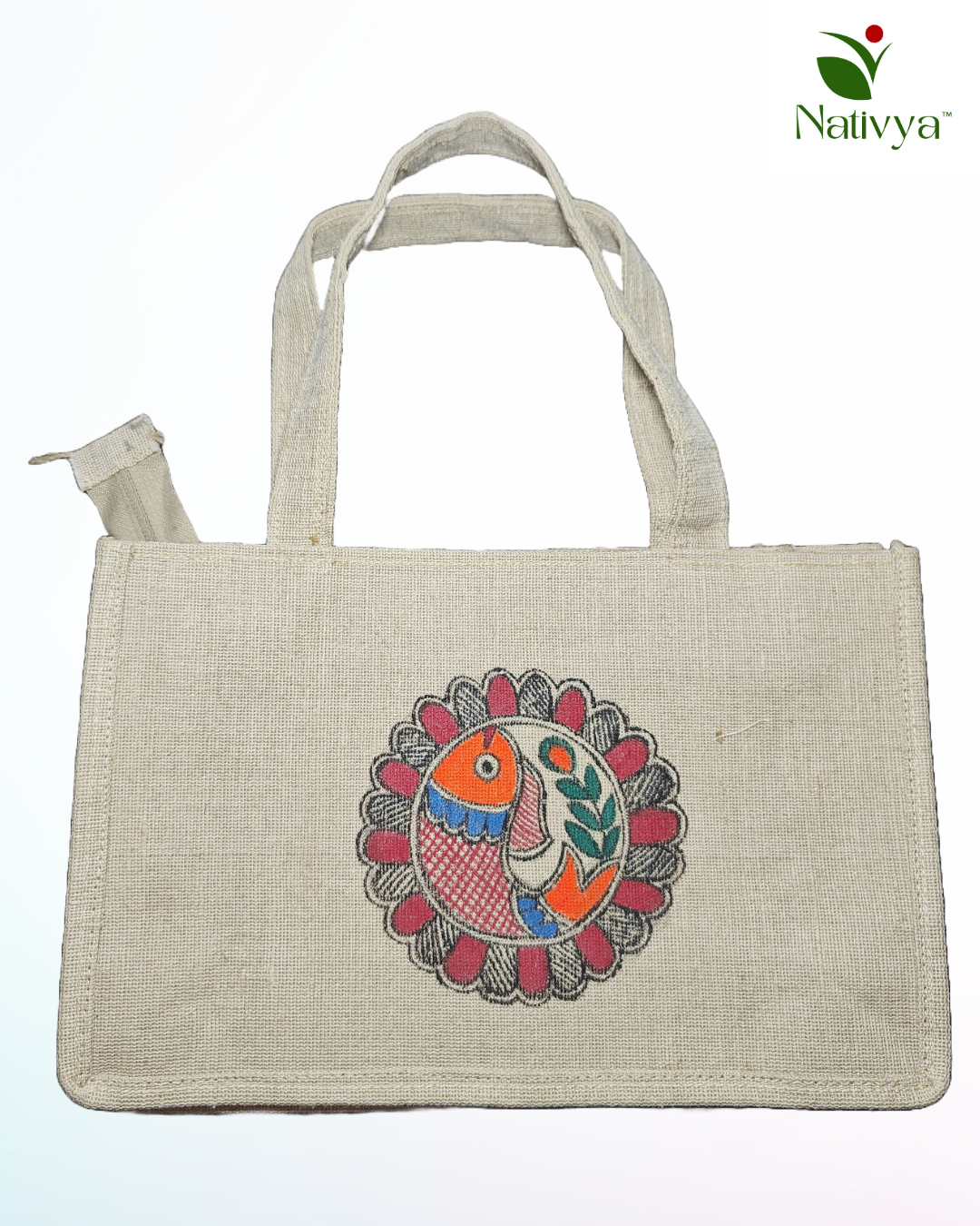 Handcrafted Jute Lunch Bag