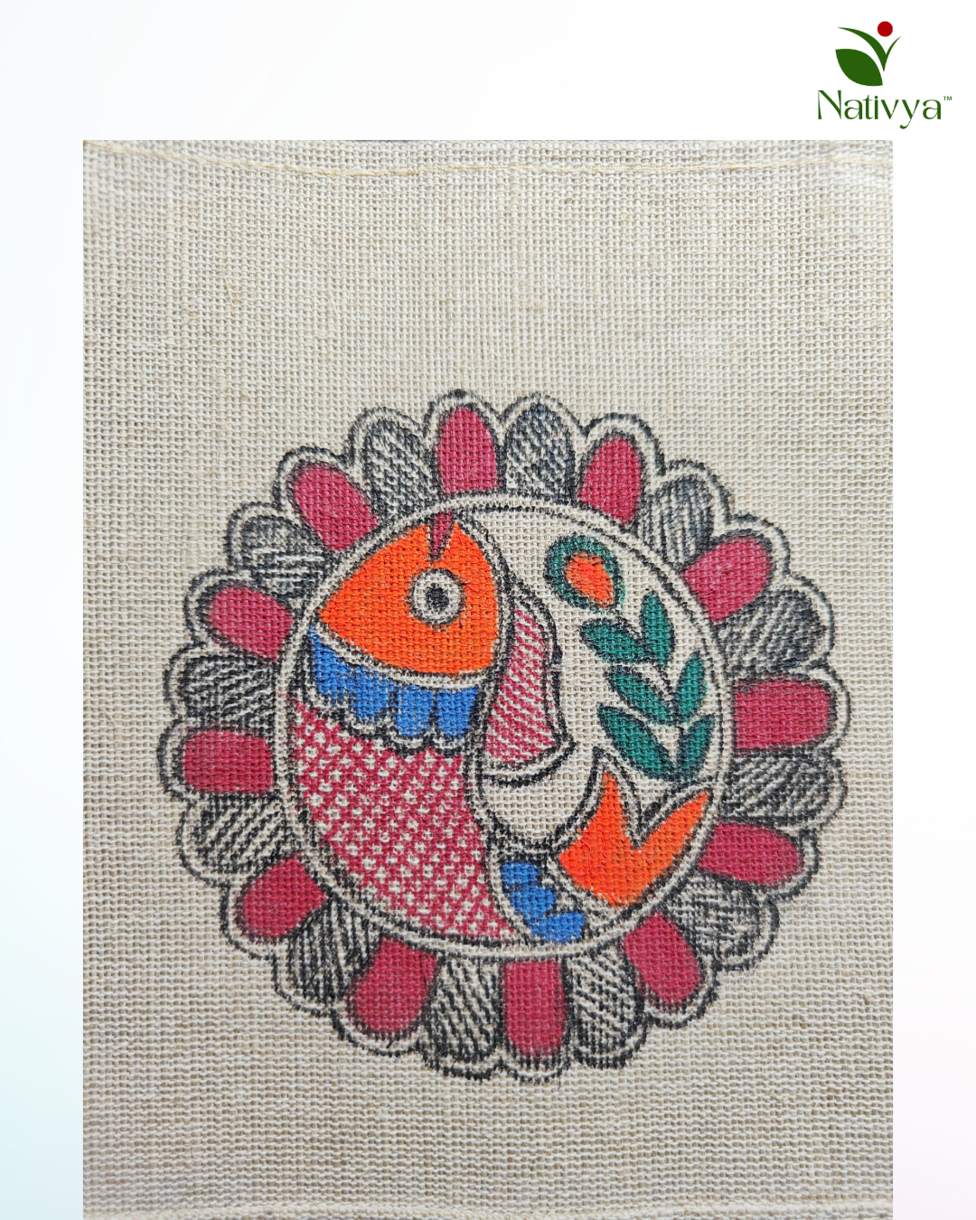 Handcrafted Jute Lunch Bag