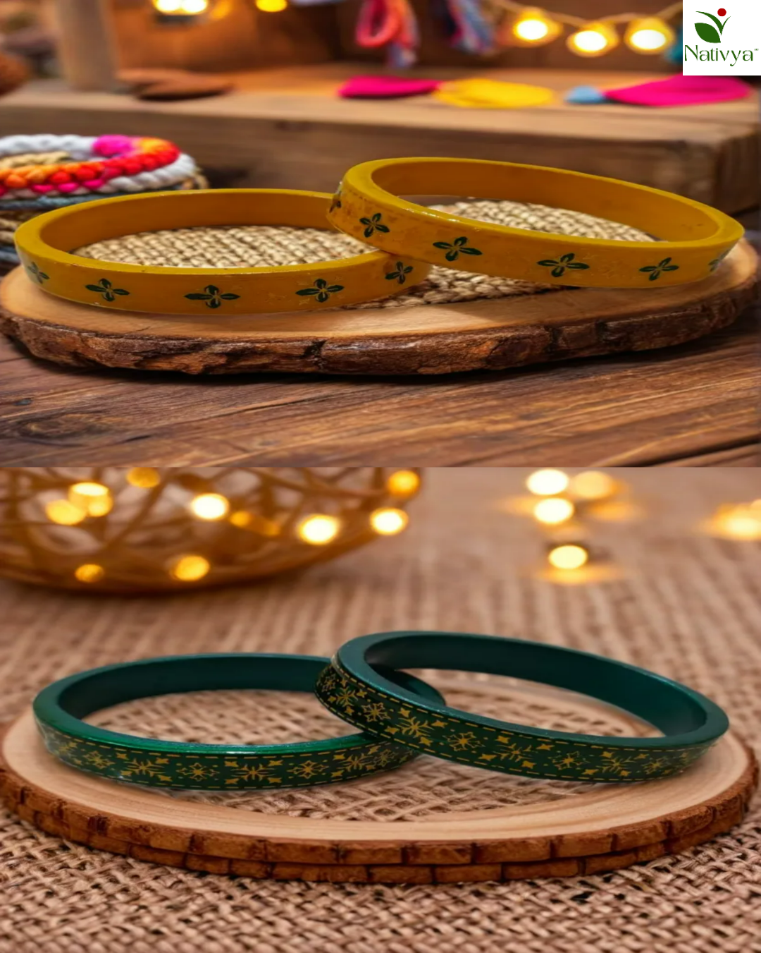 Handcrafted Lac Bangles