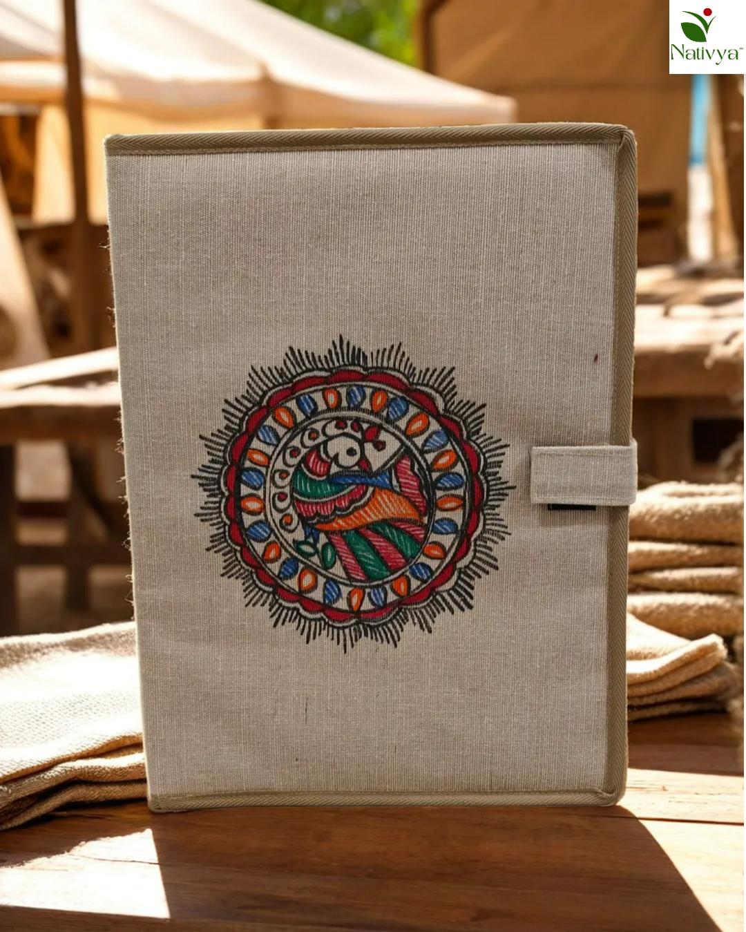 Jute Document Folder