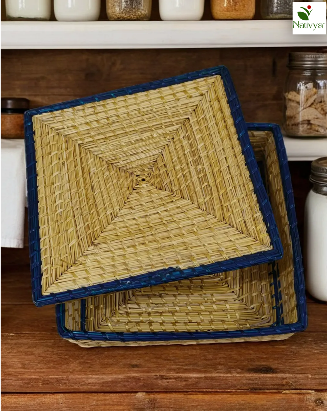 Handwoven Sikki Basket