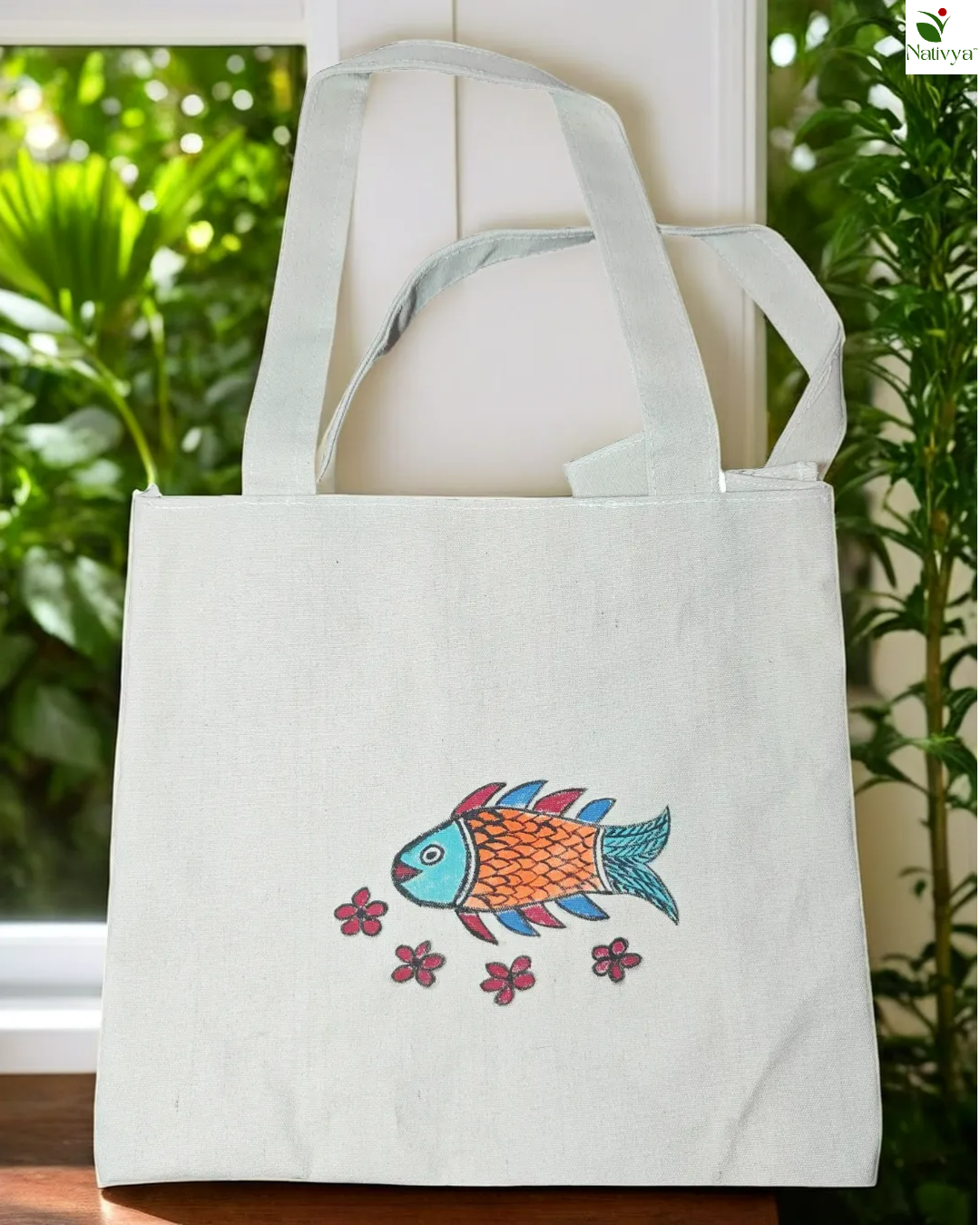 Handmade Canvas Tote Bag