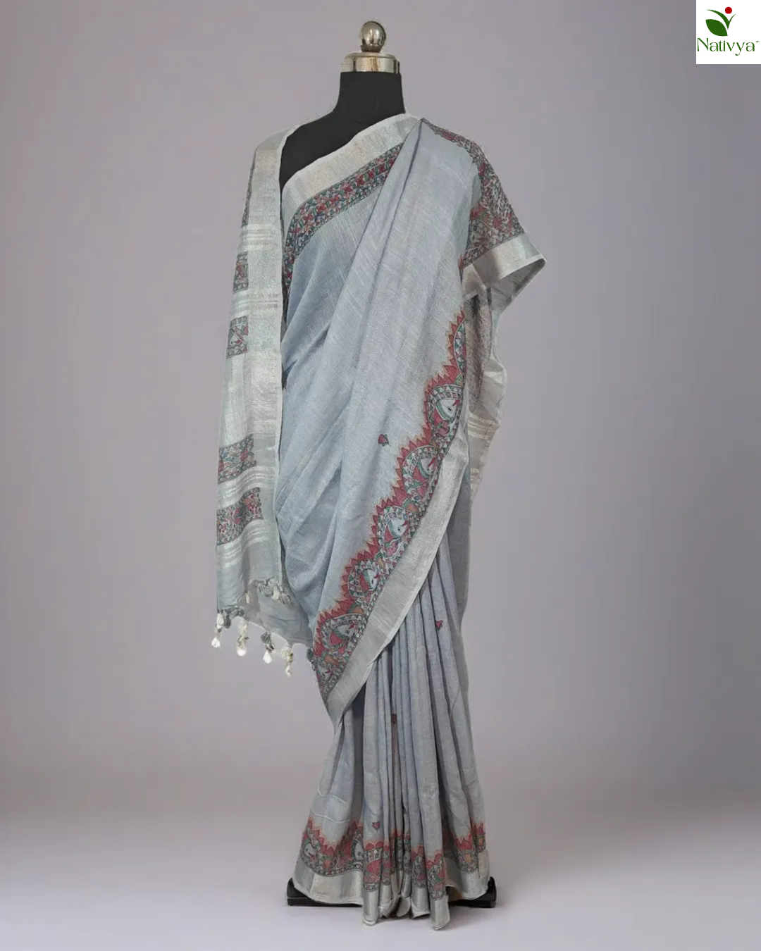 Linen Saree