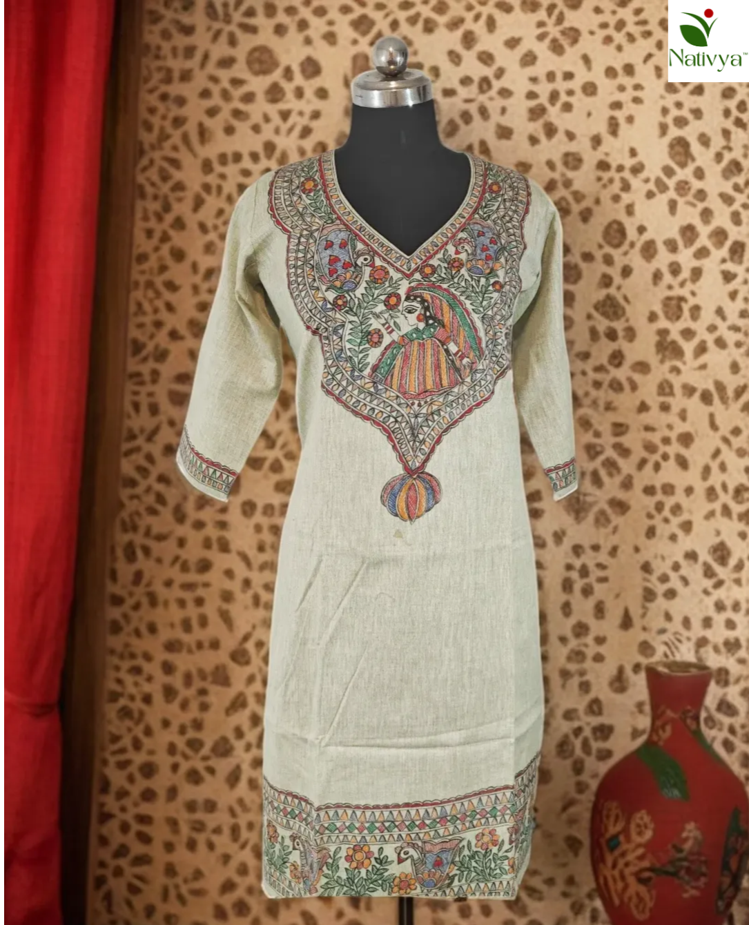 Handmade Khadi Cotton Kurta