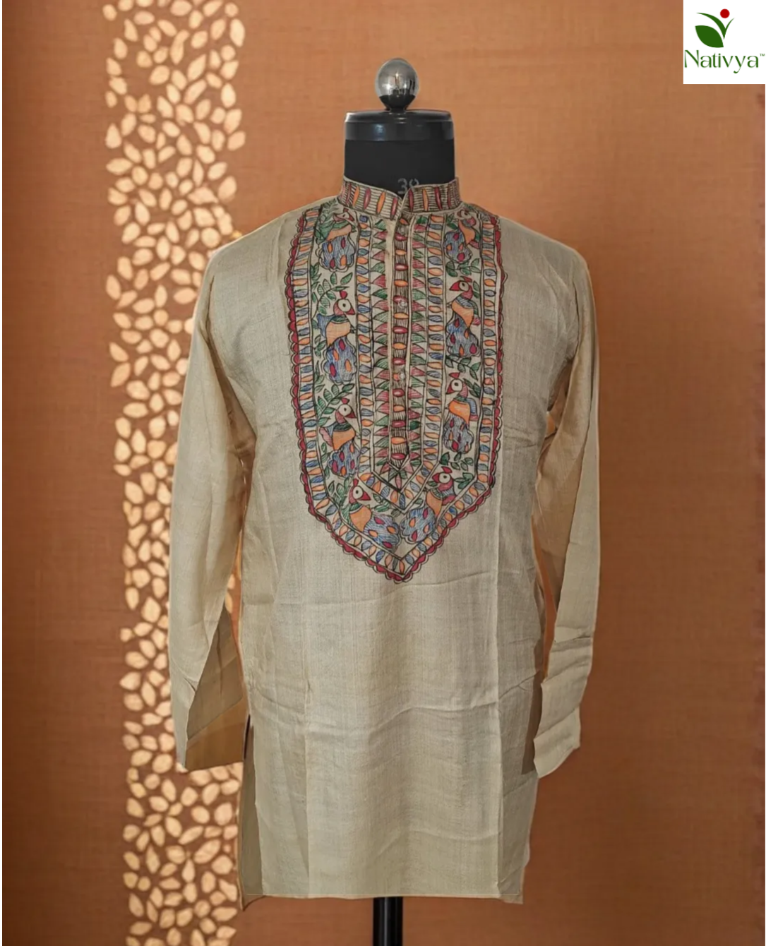 Tussar Silk Men's Kurta