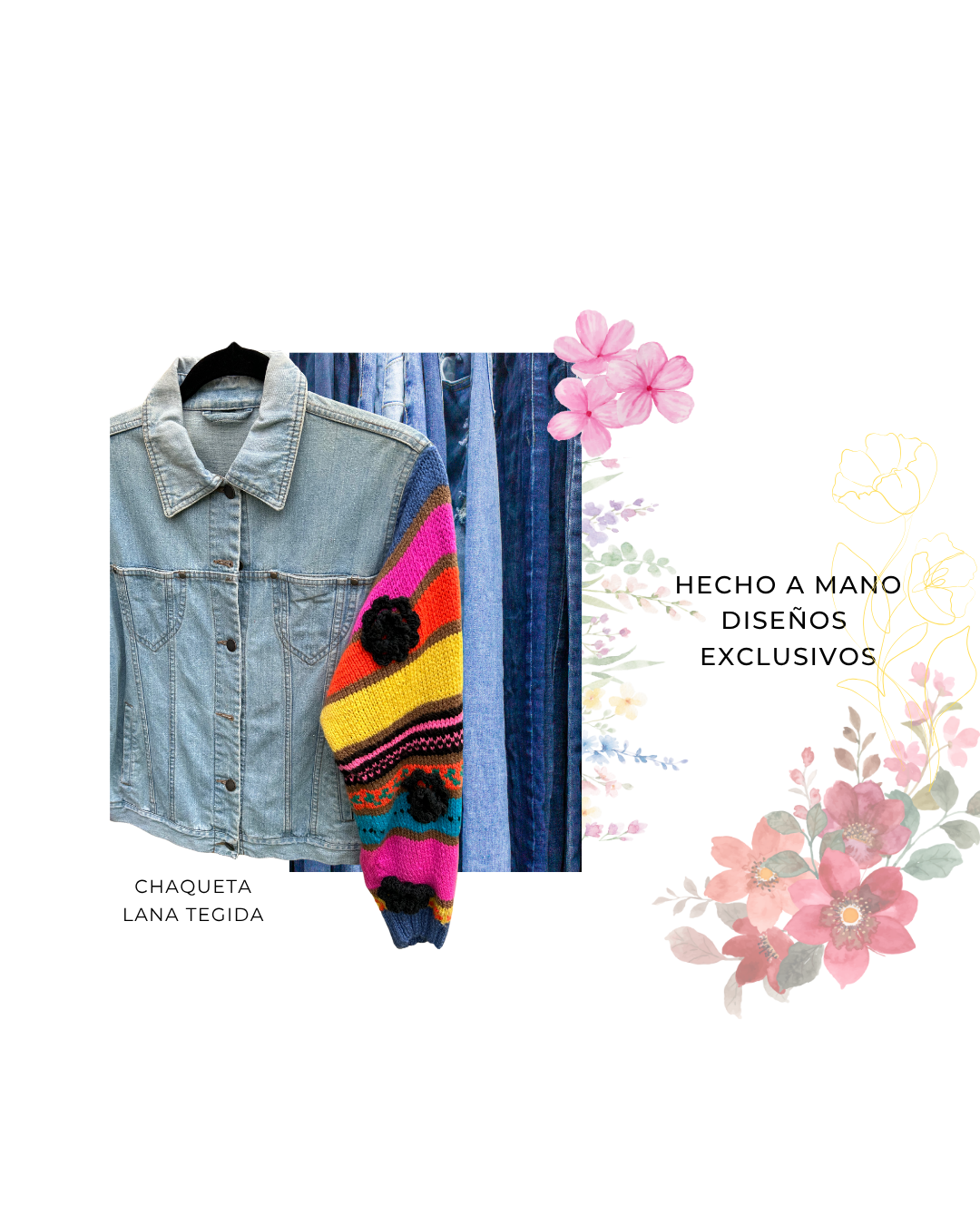 Chaqueta lana tejida