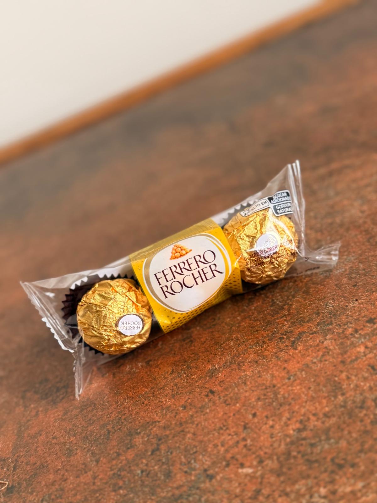 Ferrero Rocher com 3 unidades