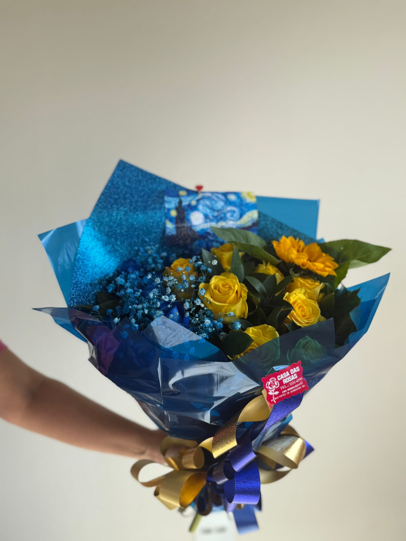 Buquê Noite Estrelada de Van Gogh