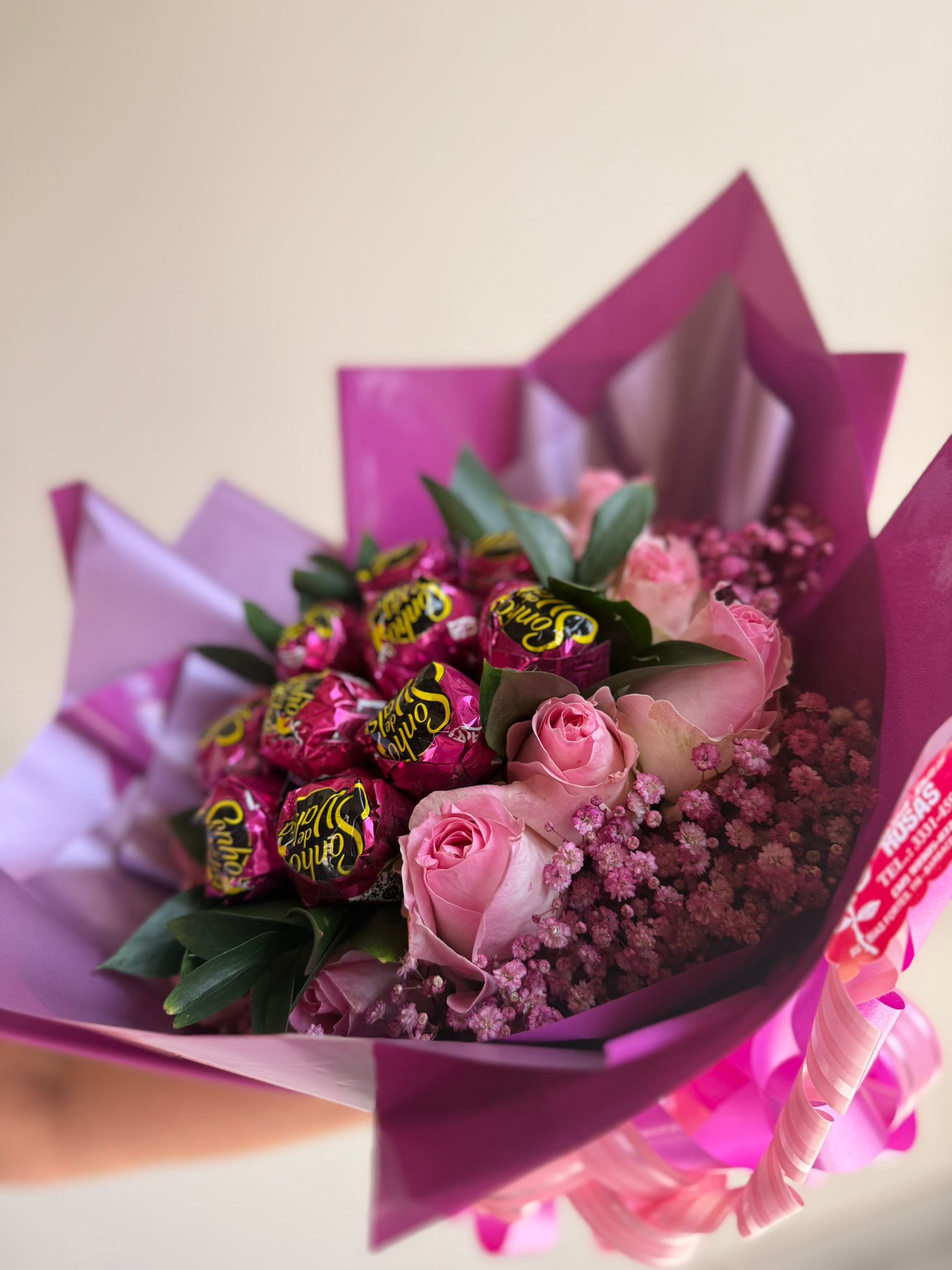 Buquê de Sonho de Valsa e Rosas