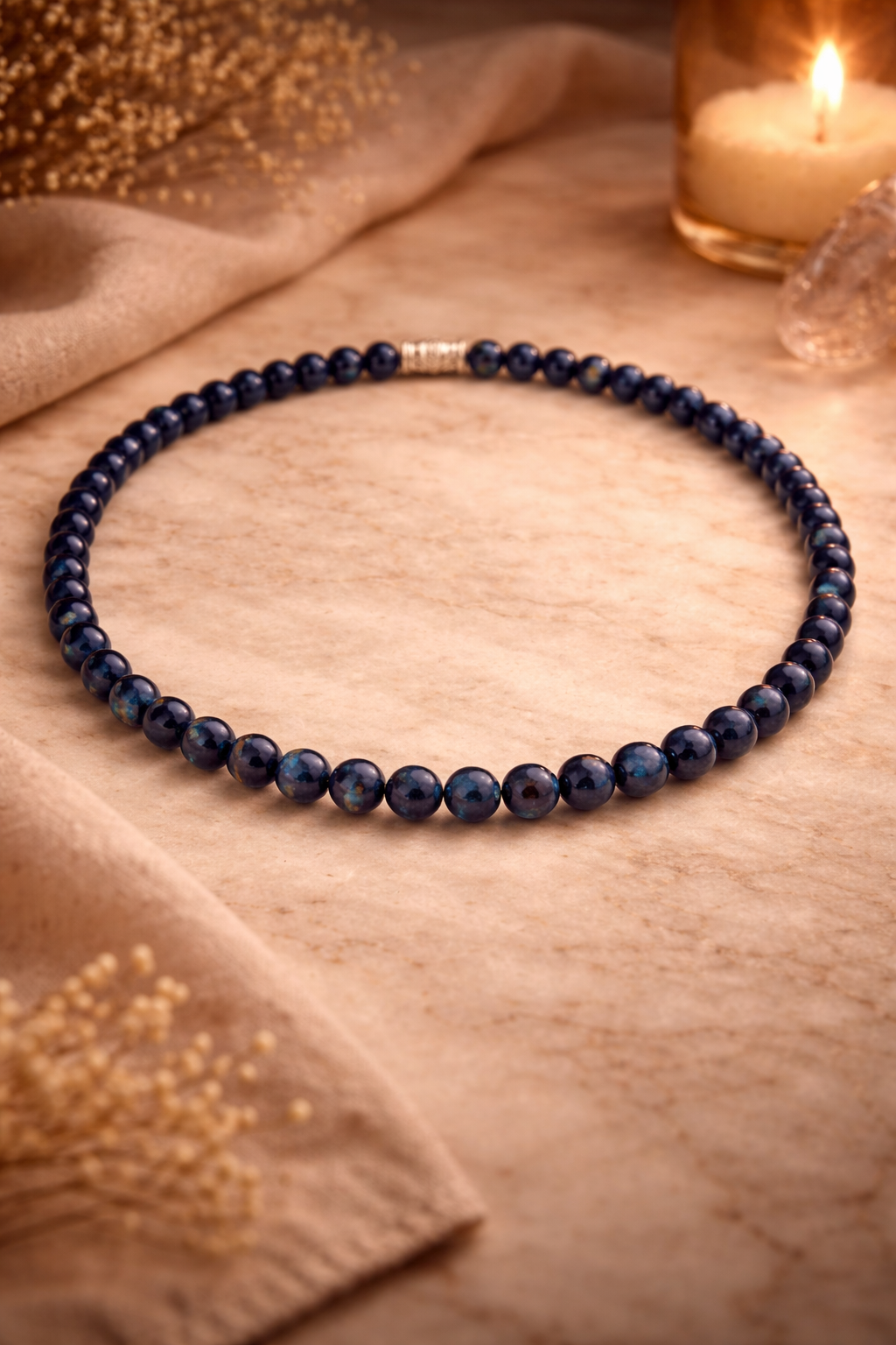 Lapis Lazuli Necklace 6mm
