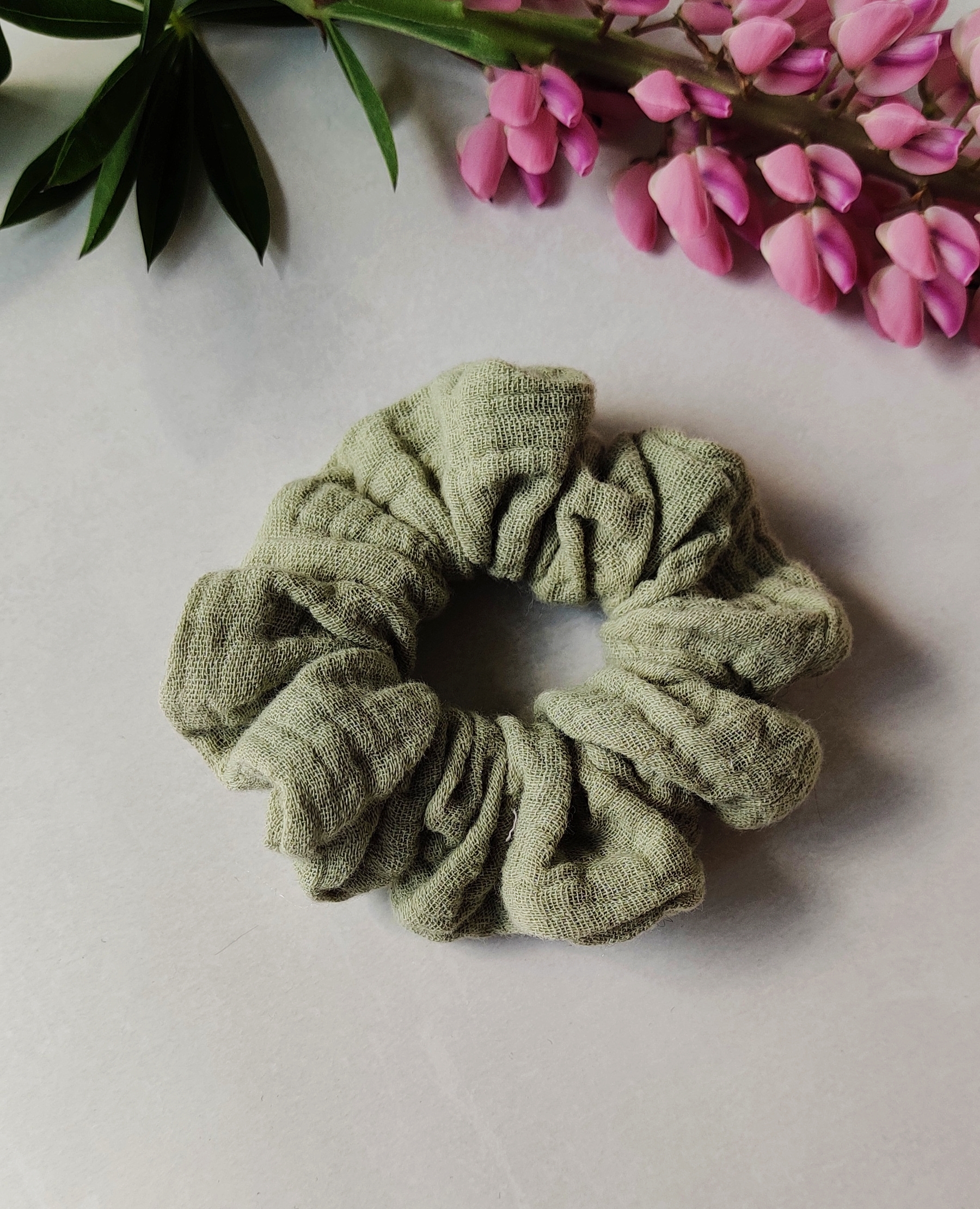 Bomull Scrunchie – Grønn