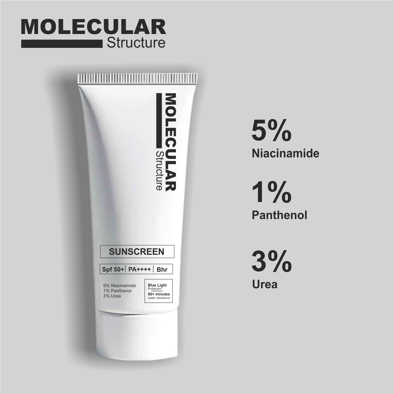 MOLECULAR STRUCTRE Sunscreen