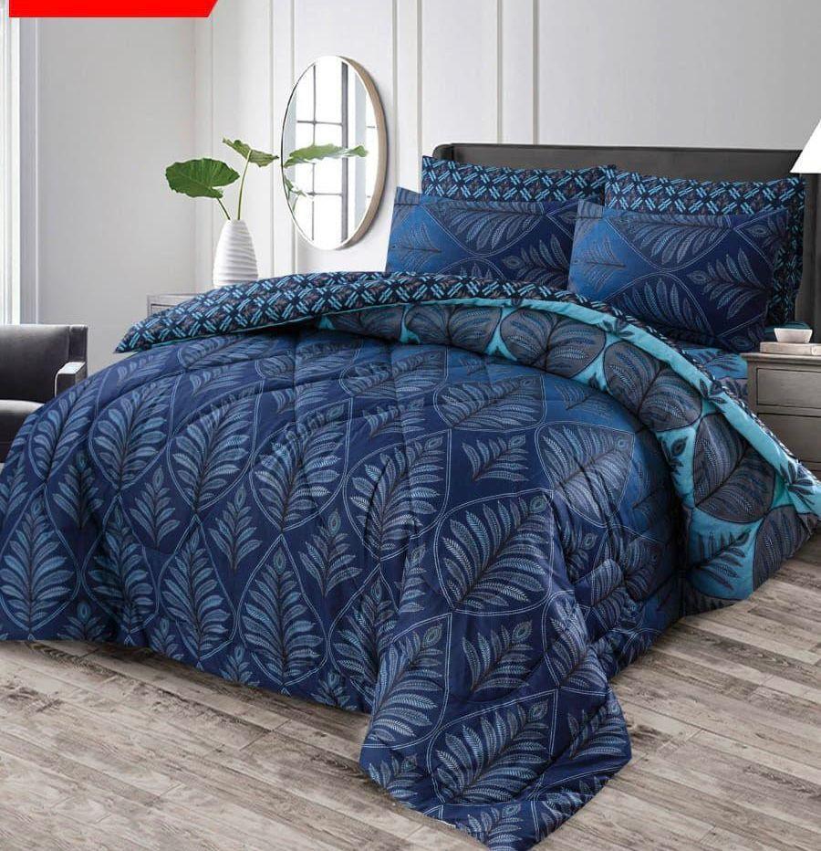 6 Pc Cotton Salonica printed comforter set
