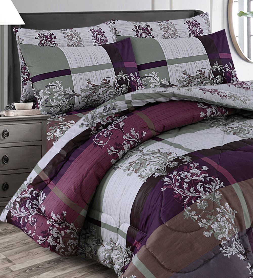 6 Pc Cotton Salonica printed comforter set