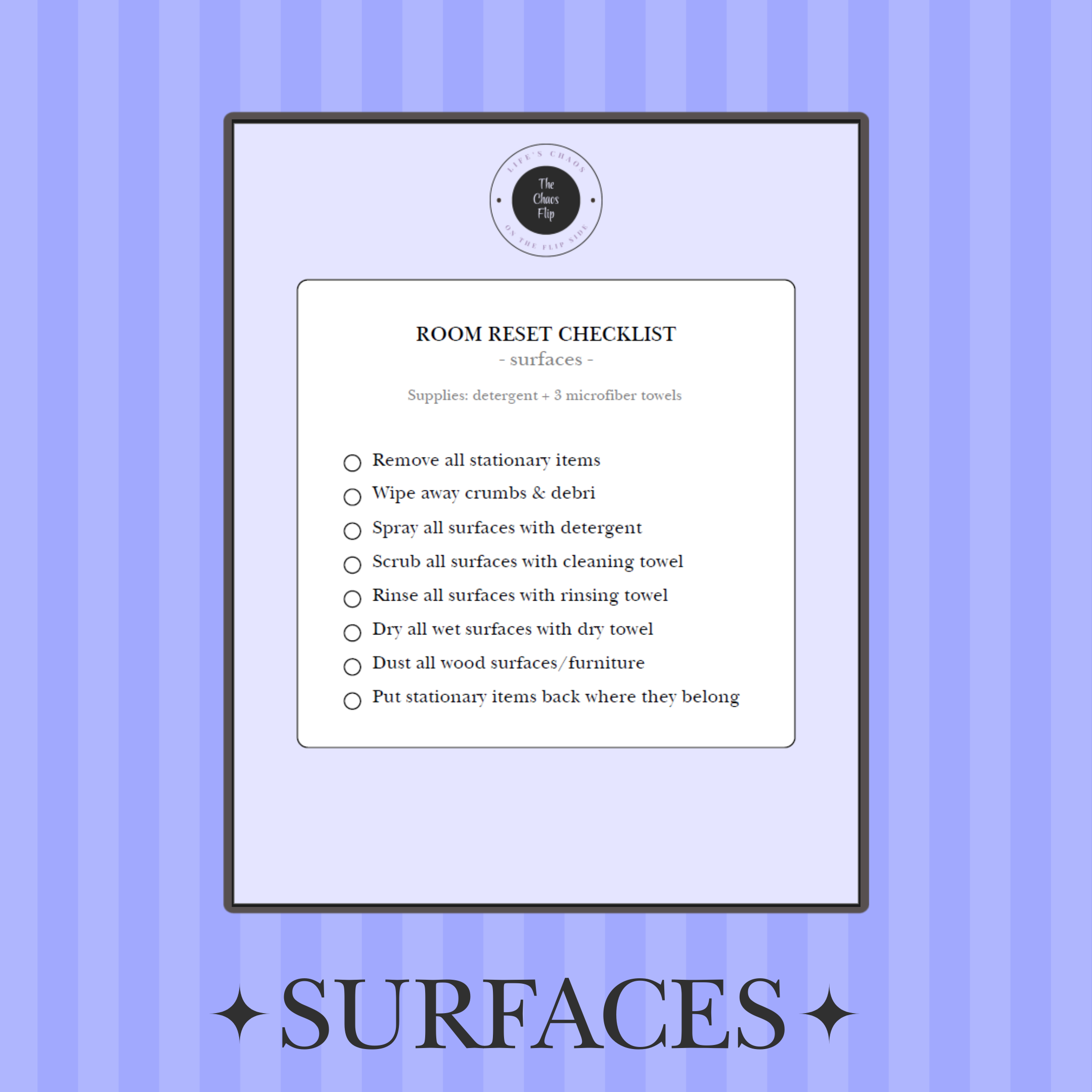 3 Step Room Reset Cleaning Bundle