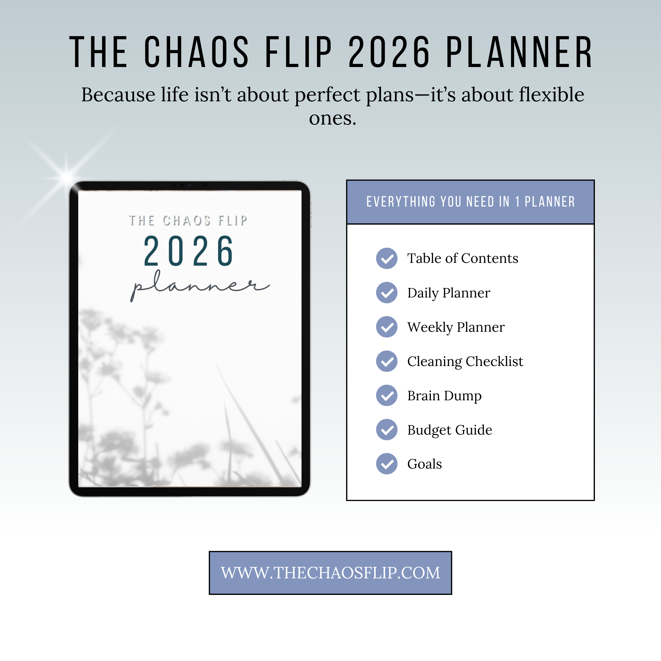 The Chaos Flip 2026 Planner