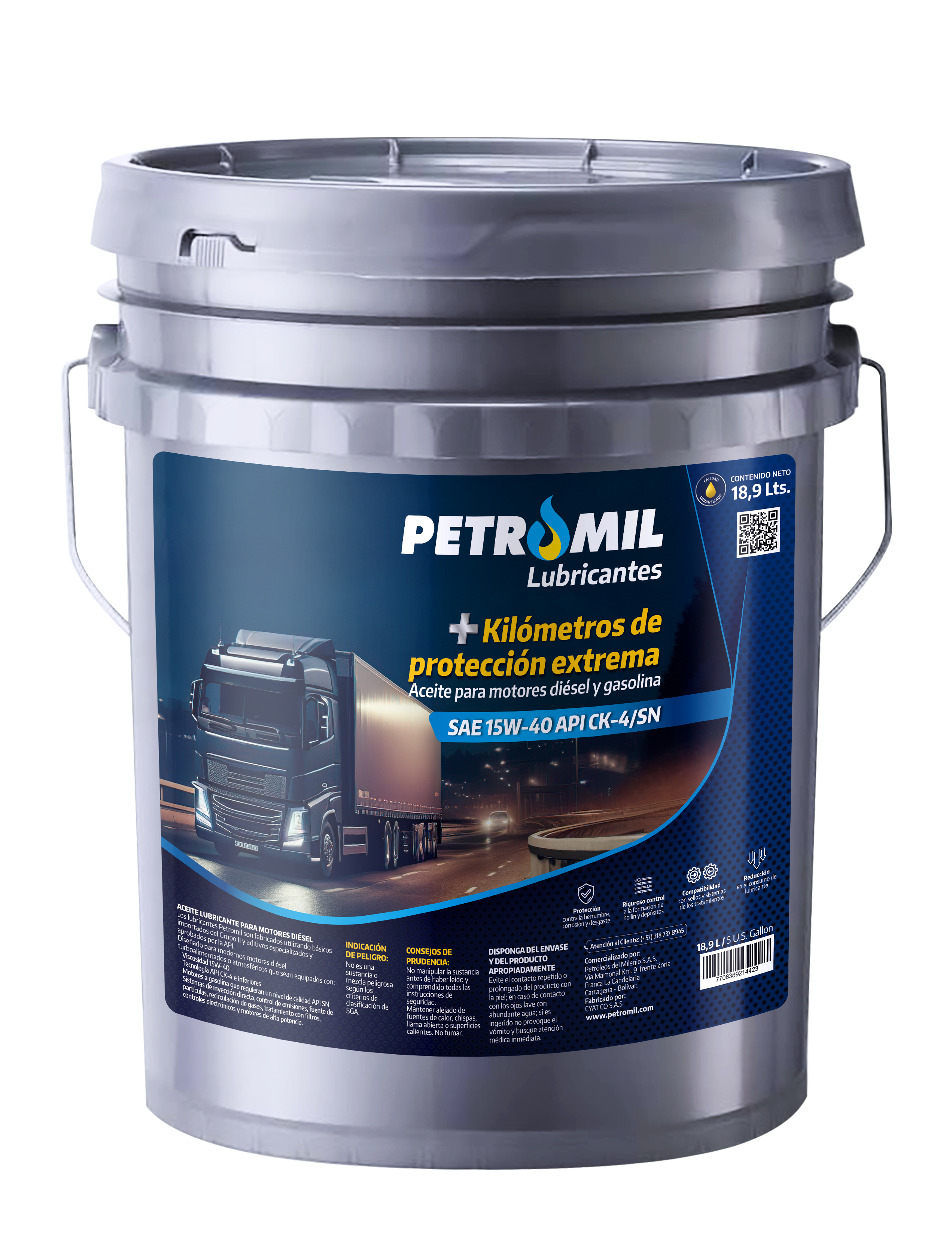 Aceite de Motor 15W-40 CK-4