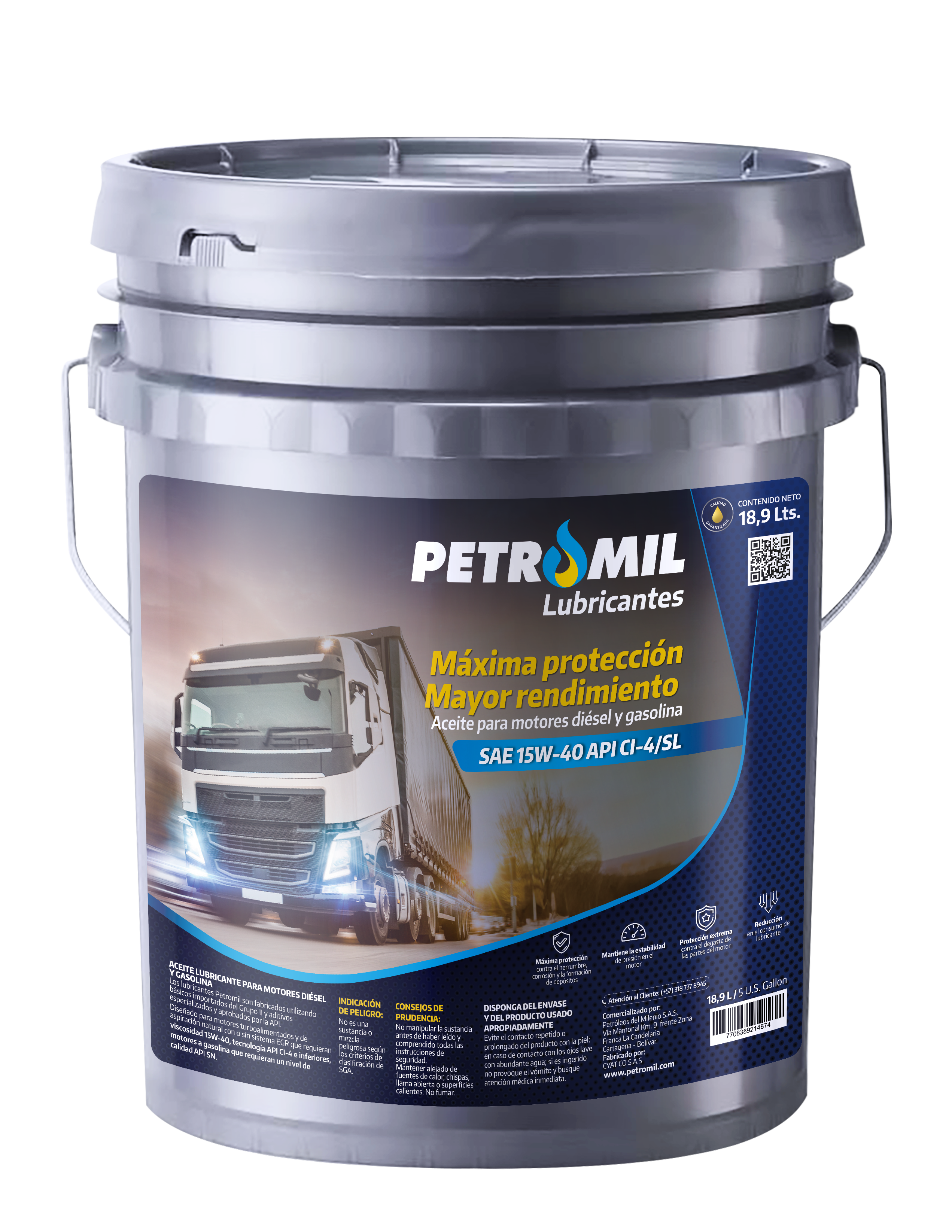 Aceite de Motor 15W-40 CI-4/SL