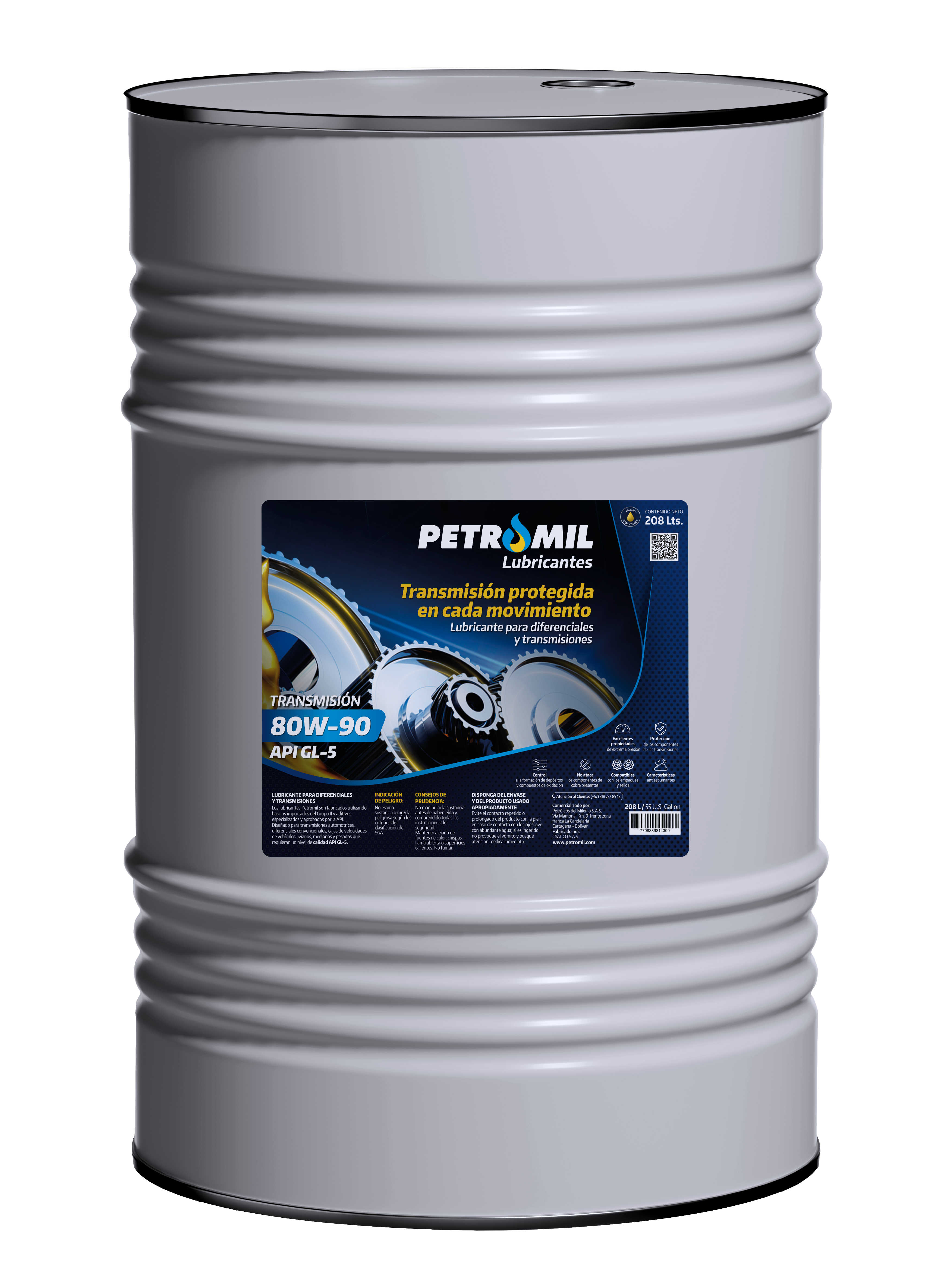 Valvulina 80W-90 API GL-5