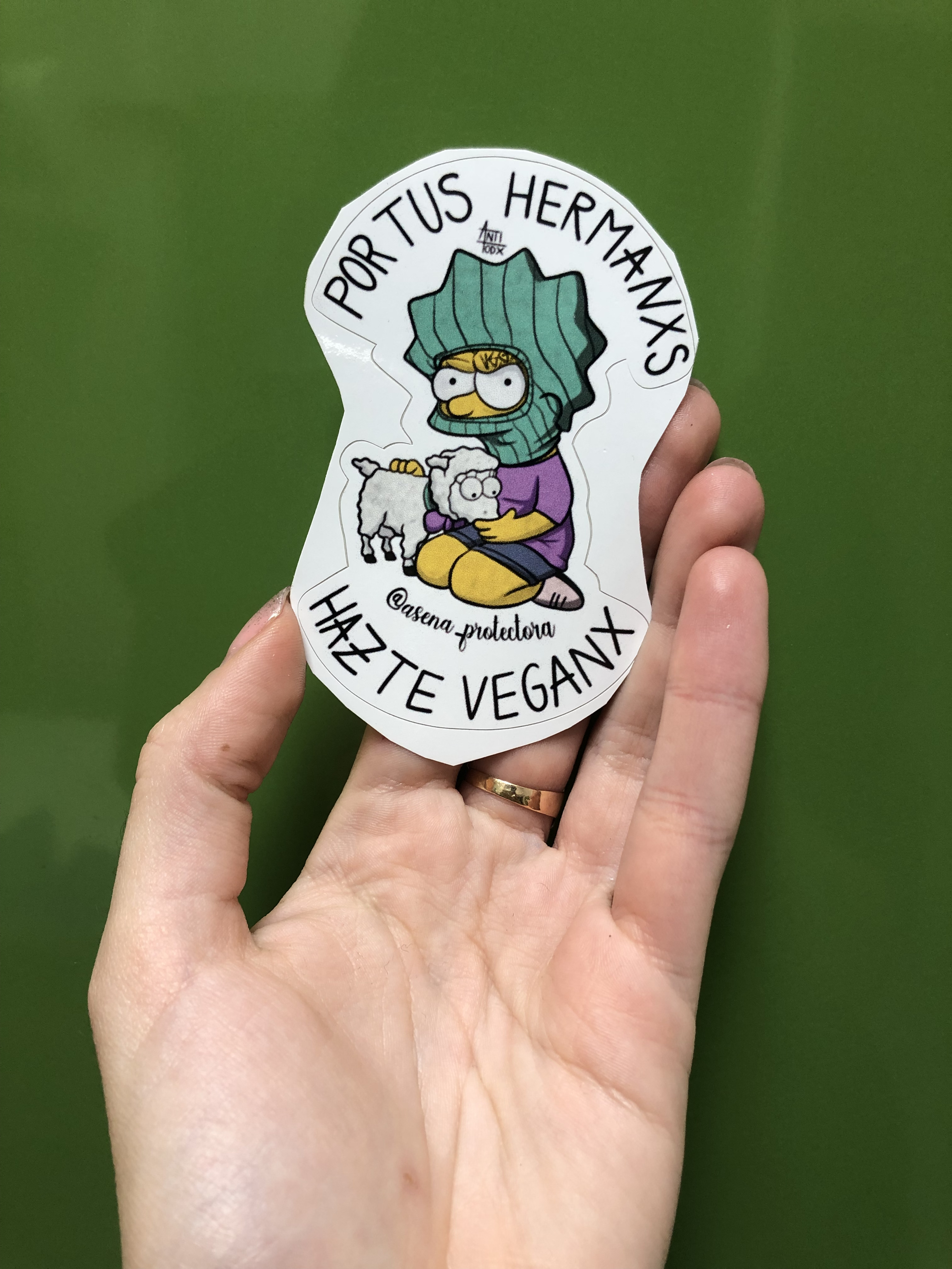 Pegatina Vegan