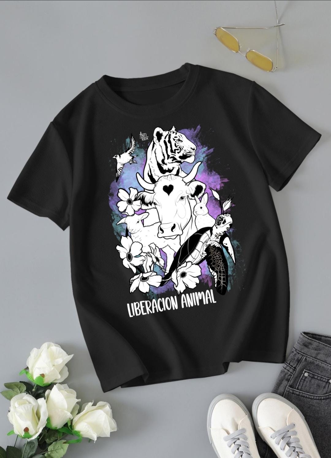 Camiseta Animales BN