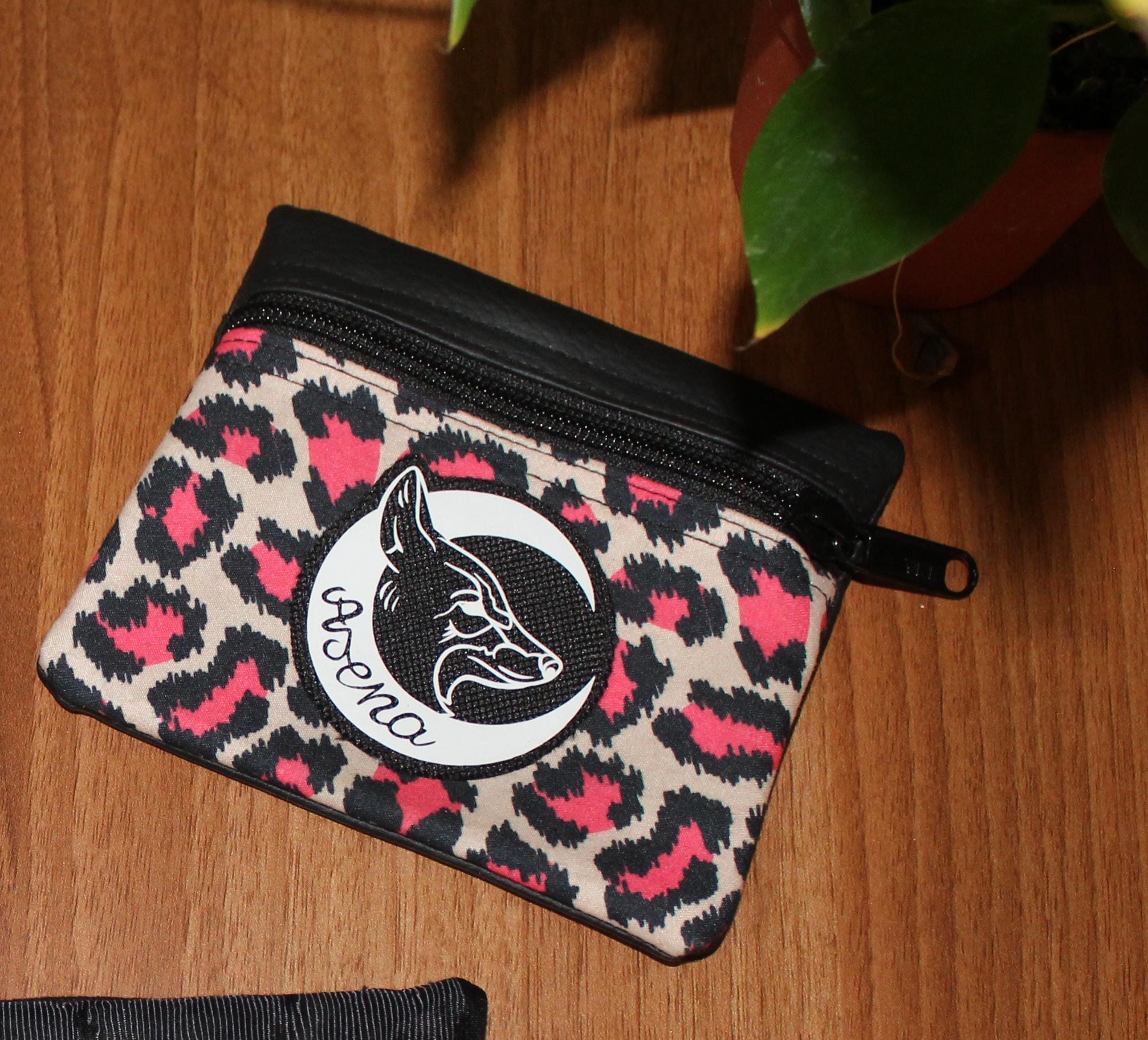 Monedero Animal Print Rosa