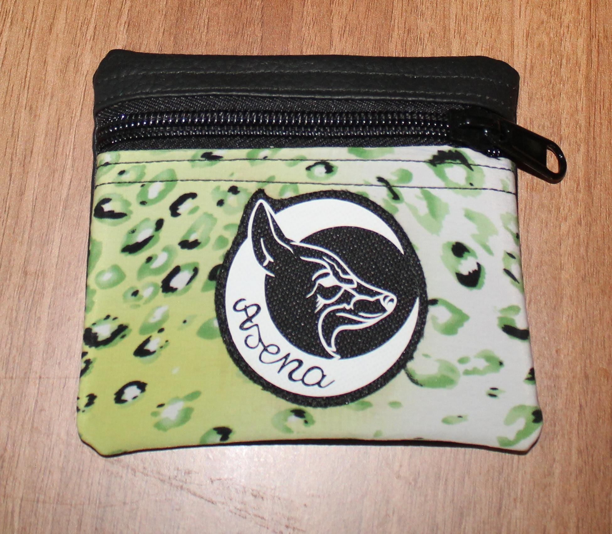 Monedero Animal Print Verde