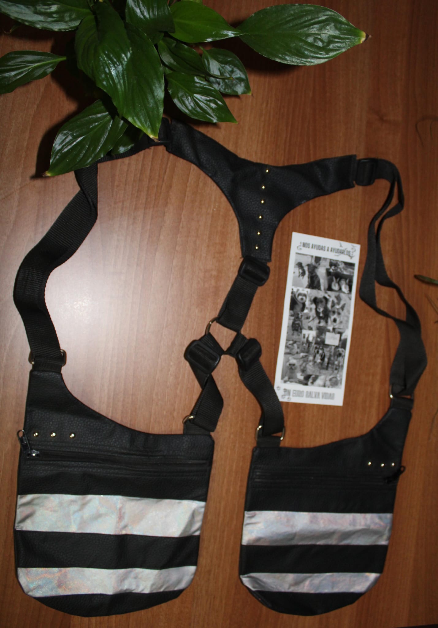 Pistolera Blanco y Negro