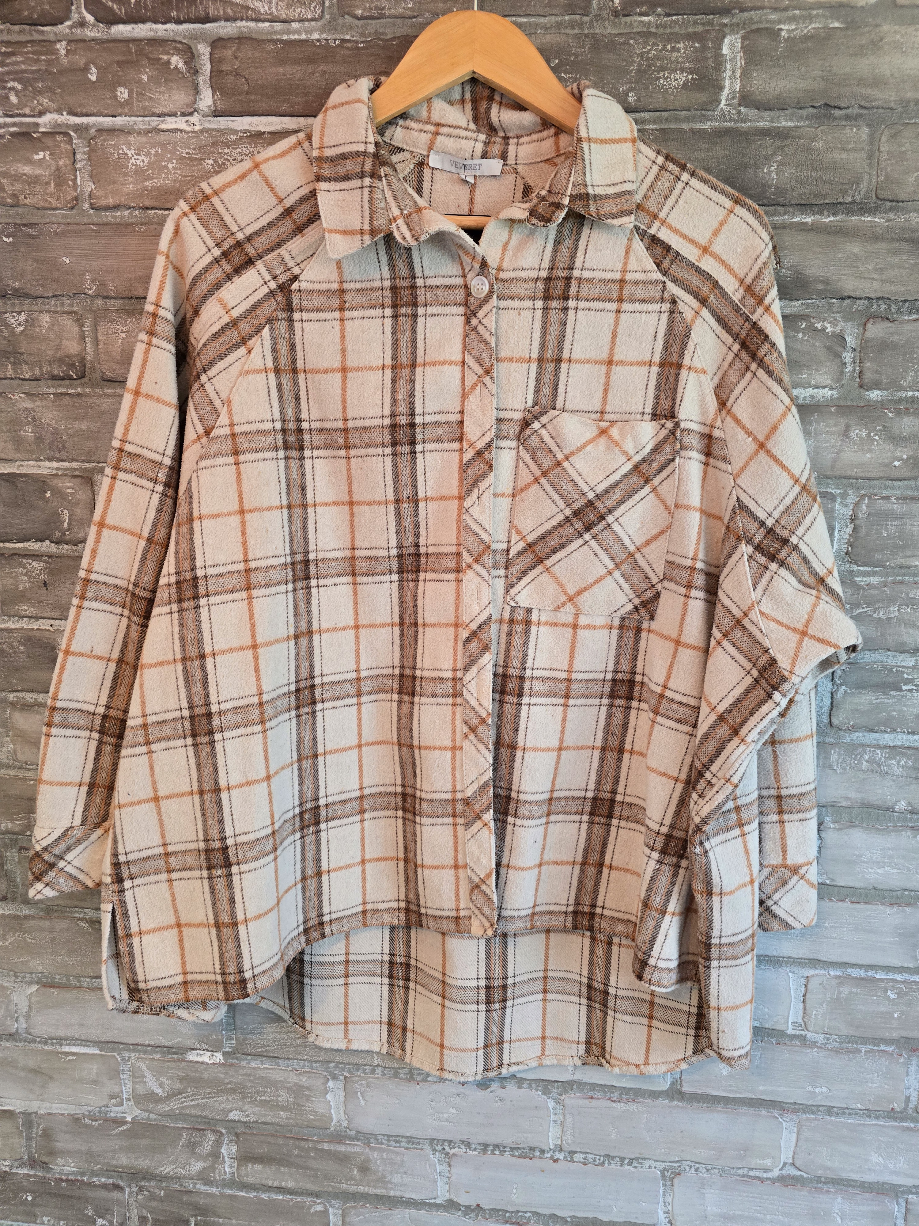 Vintage Desert Patch Flannel Shirt