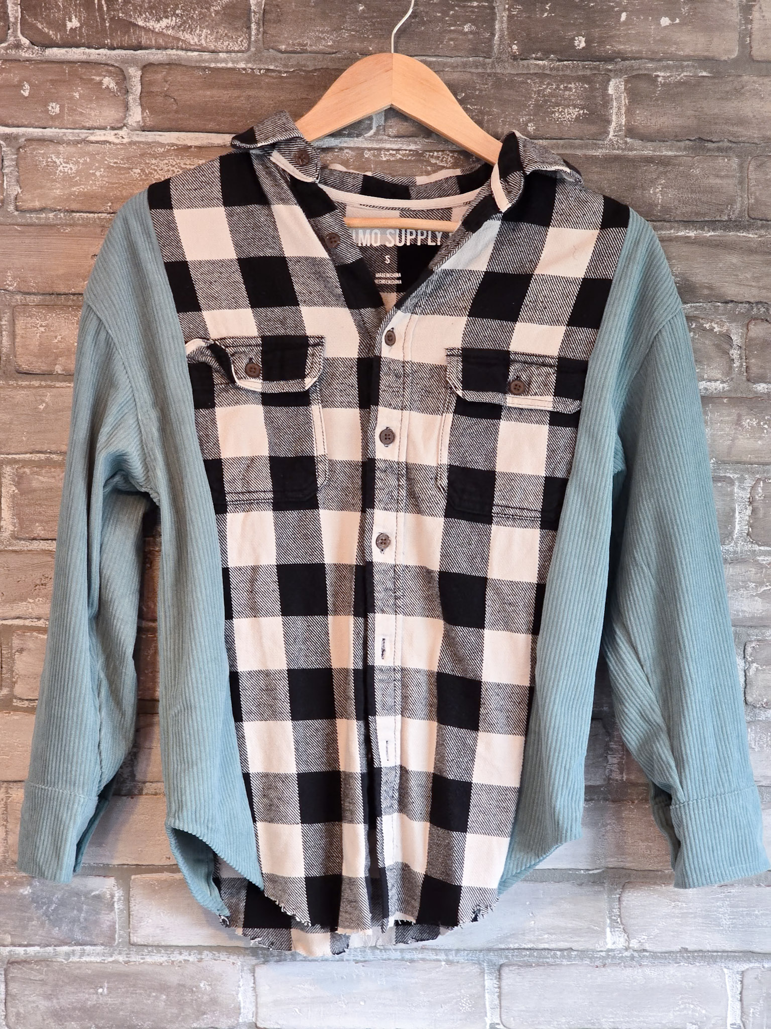 Patchwork Flannel Shirt