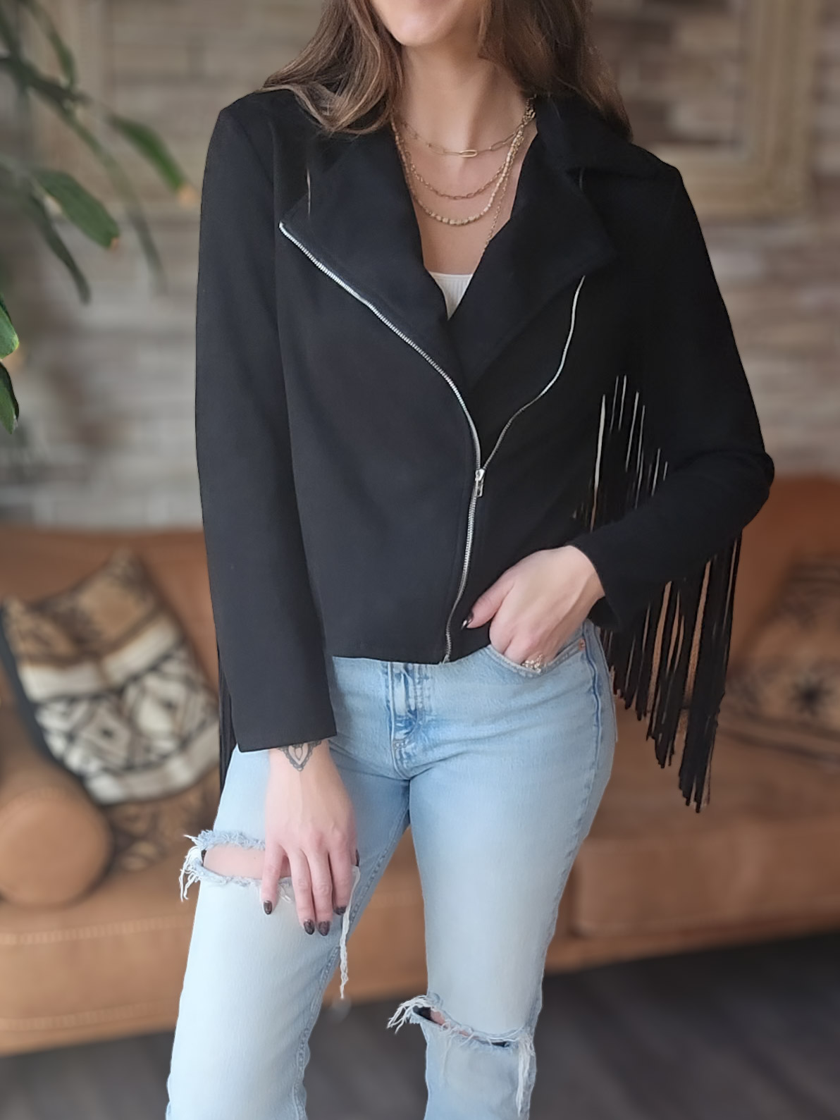 Ramones Fringe Jacket