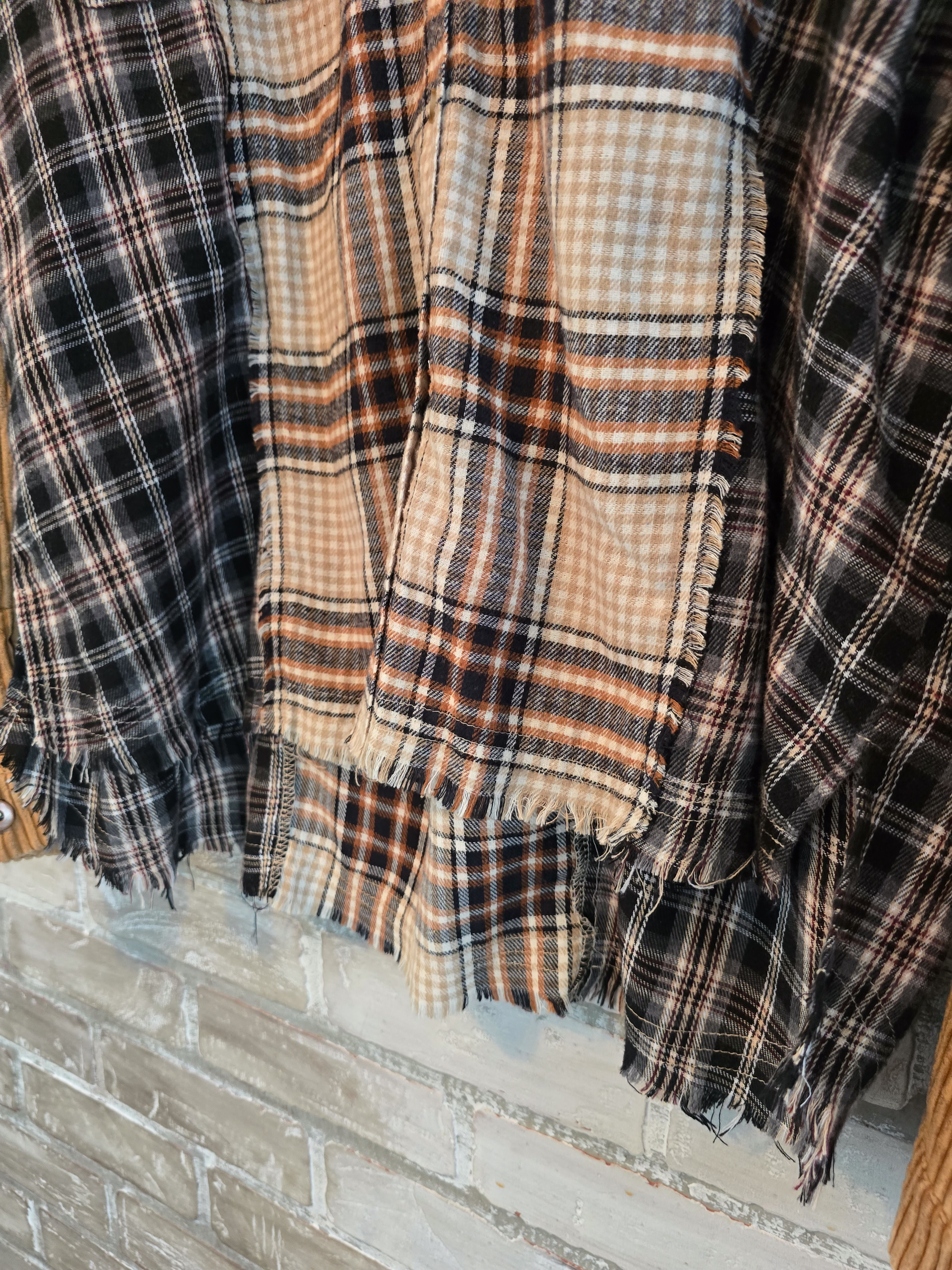 Patchwork Plaid Shirt