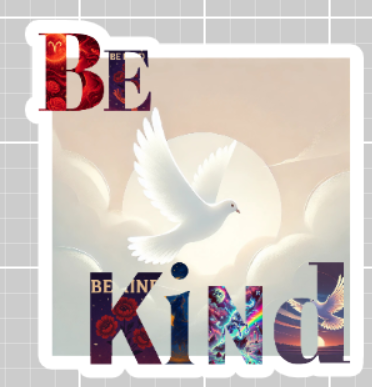 STICKER - Be Kind (Dove)