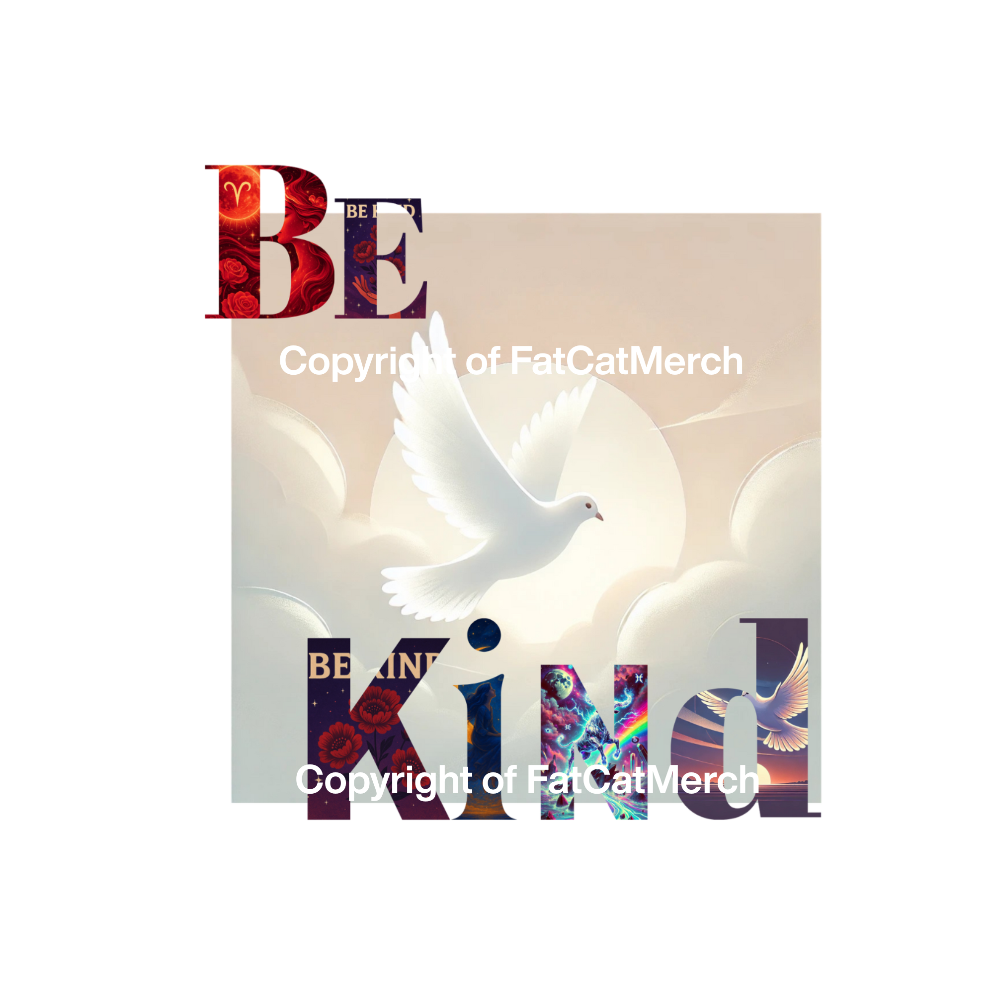 STICKER - Be Kind (Dove)