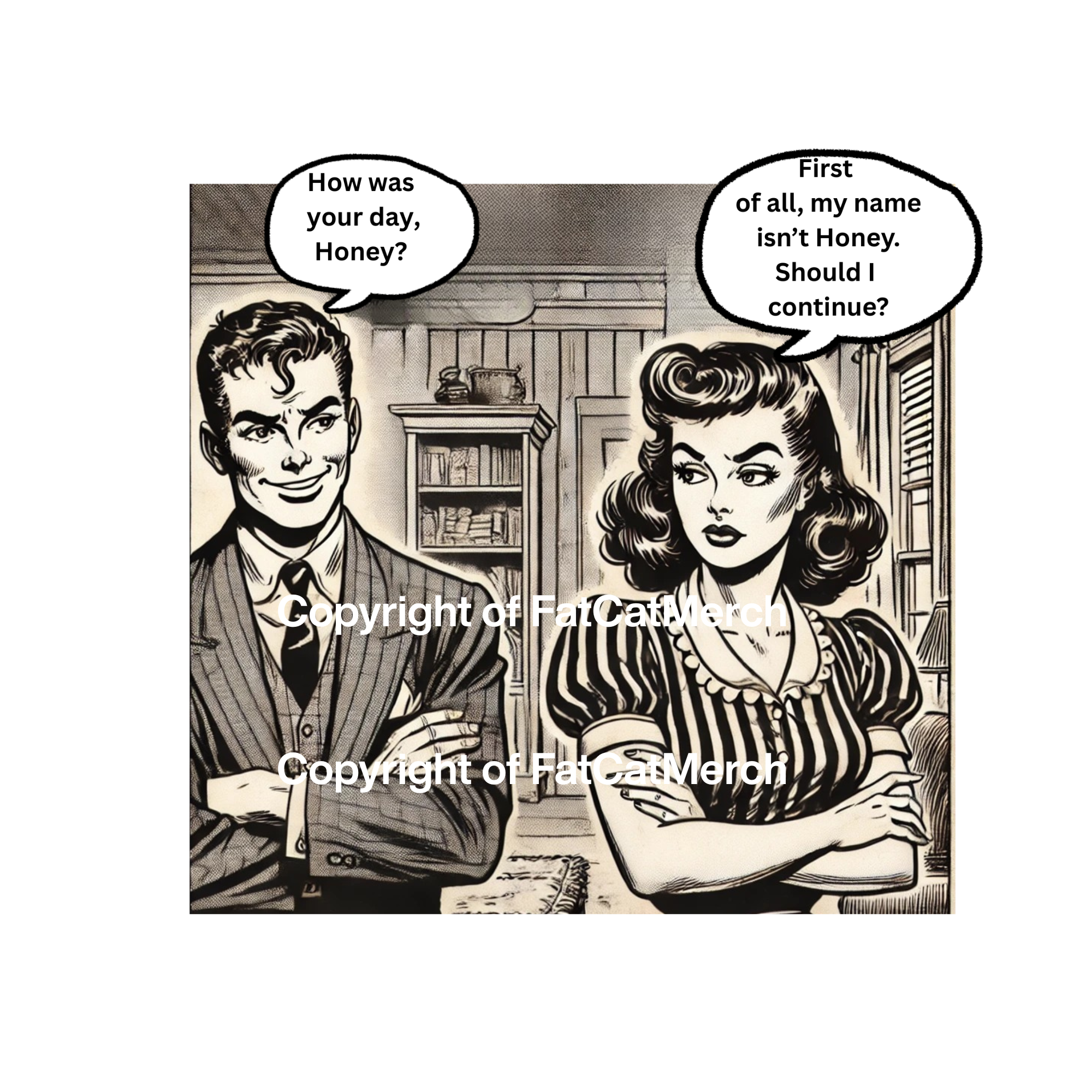 STICKER - Snarky Love, Retro Style