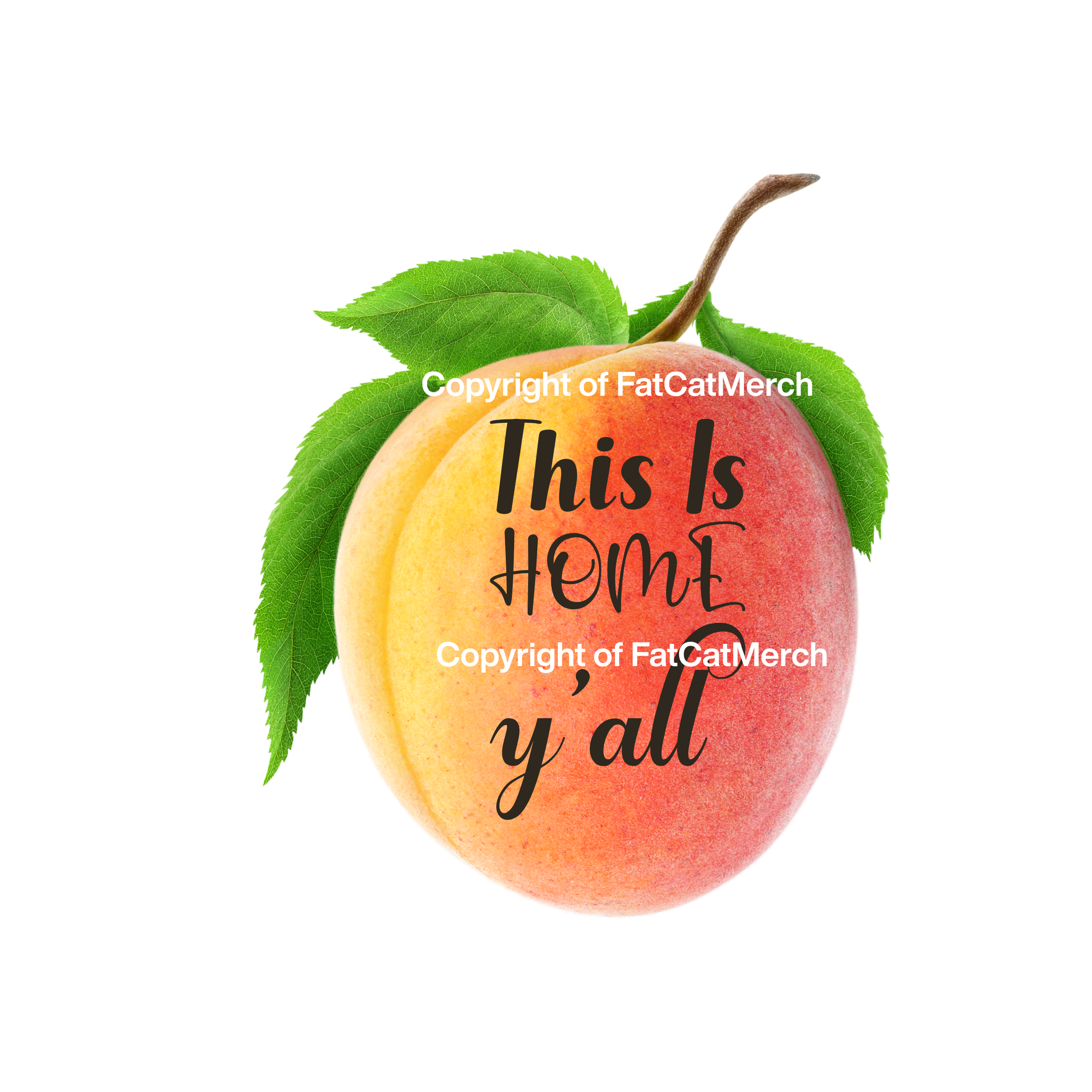 STICKER - Georgia Peach - This is Home Y'all!